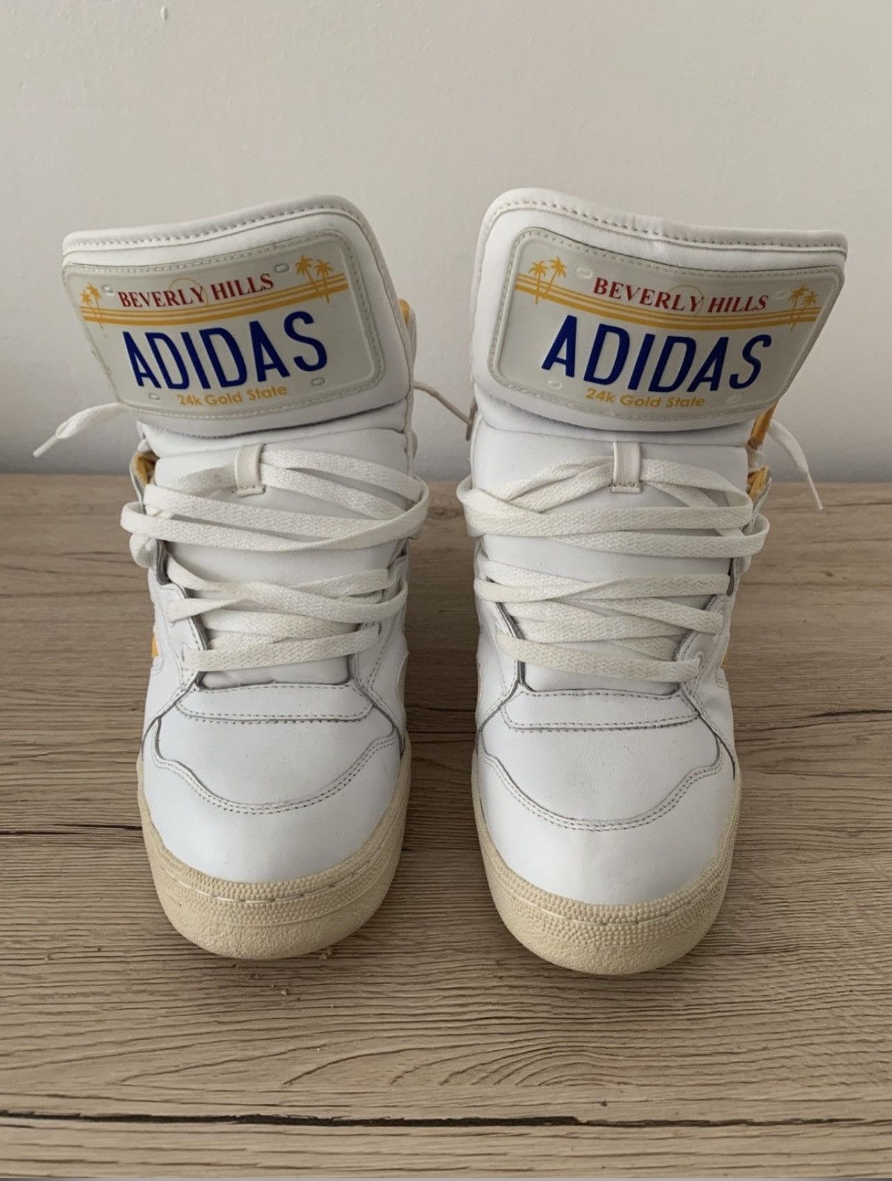 Adidas × Jeremy Scott Jeremy Scott x Adidas license plate Size US 10.5 / EU 43-44 - 1 Thumbnail