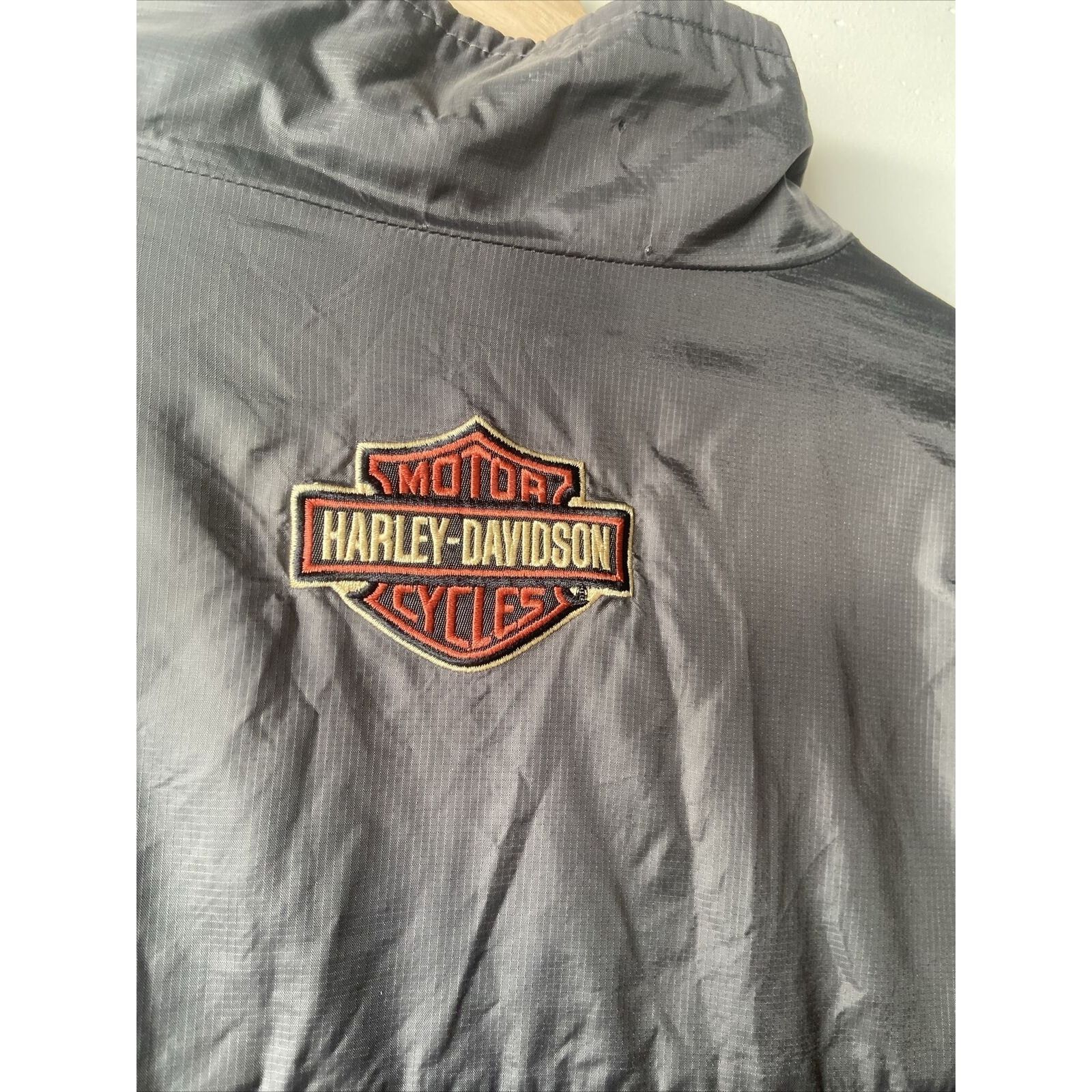 Harley Davidson Harley Davidson Reversible Nylon Fleece Jacket Size XLT TALL Size XL / US 12-14 / IT 48-50 - 9 Thumbnail