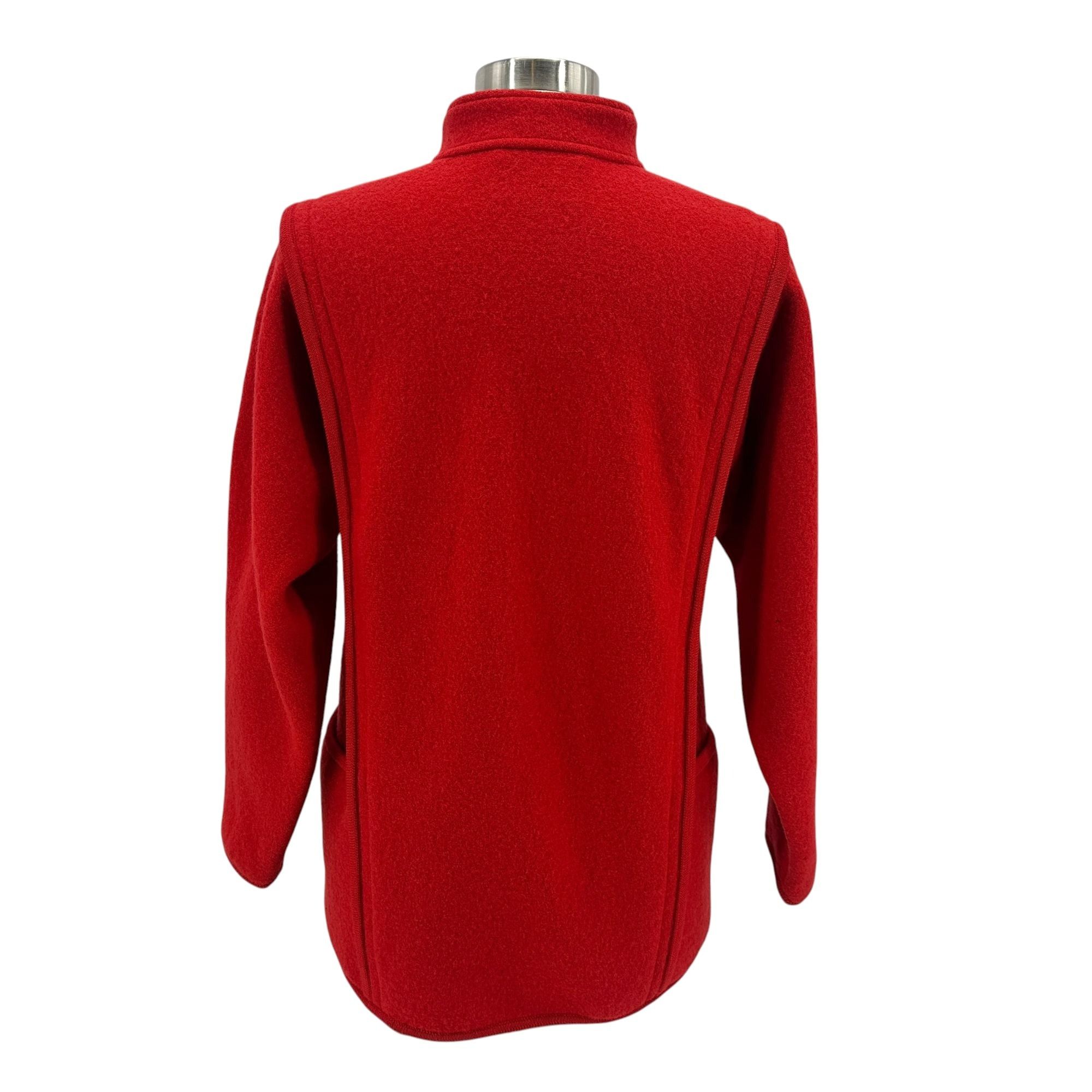 Other Vintage Geiger Womens Medium / 8 / 40 Jacket Boiled Wool Red Size M / US 6-8 / IT 42-44 - 5 Thumbnail