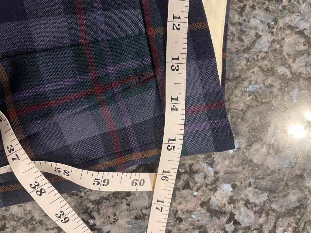 Kenzo VINTAGE Men's Kenzo GOLF Plaid Pants Size 30 Blue Green Size US 30 / EU 46 - 5 Thumbnail