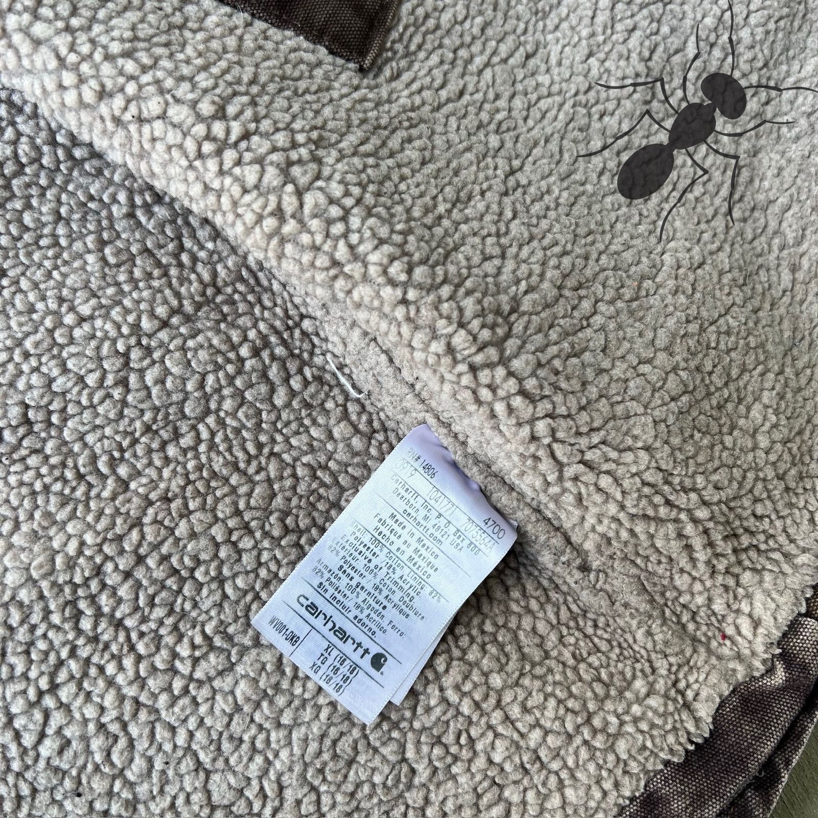 Carhartt × Vintage Carhartt WOMENS brown sherpa work wear vest Size US XL / EU 56 / 4 - 7 Thumbnail