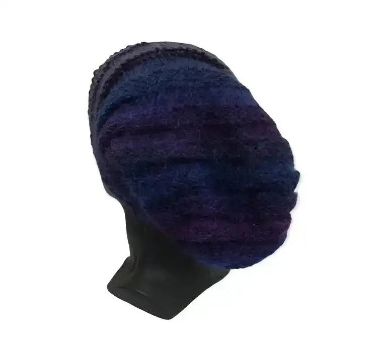 Japanese Brand × Vintage Japanese Brand Knit Multicolour Beanie Hat Size ONE SIZE - 3 Thumbnail