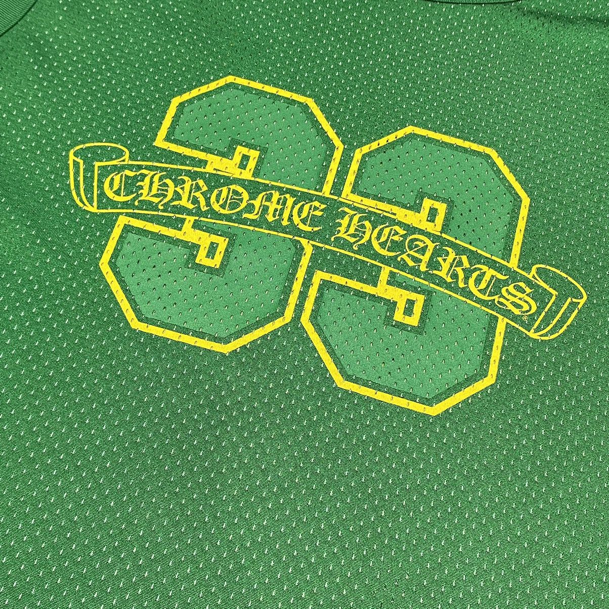 Chrome Hearts CHROME HEARTS Mesh Reversible Basketball Jersey GREEN/WHITE Size US L / EU 52-54 / 3 - 5 Thumbnail