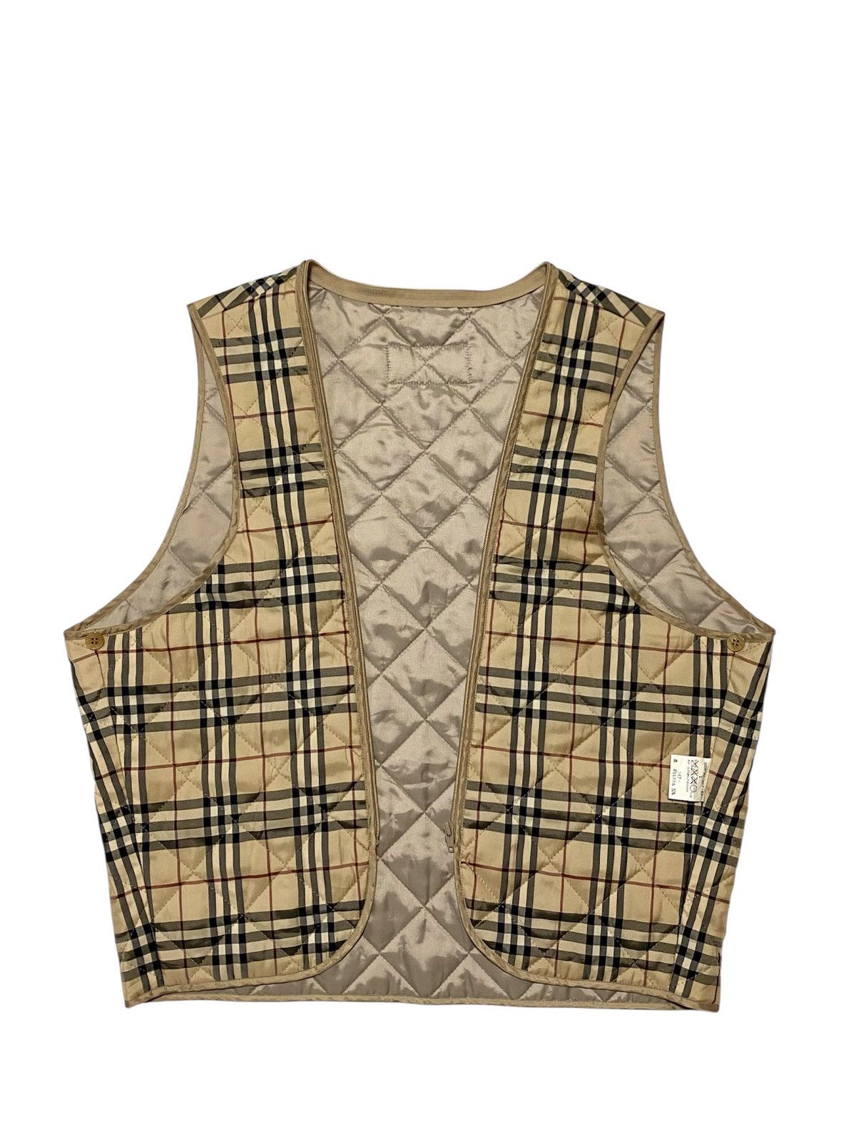 Burberry Burberry - Vintage Nova Plaid Vest Size US M / EU 48-50 / 2 - 1 Thumbnail