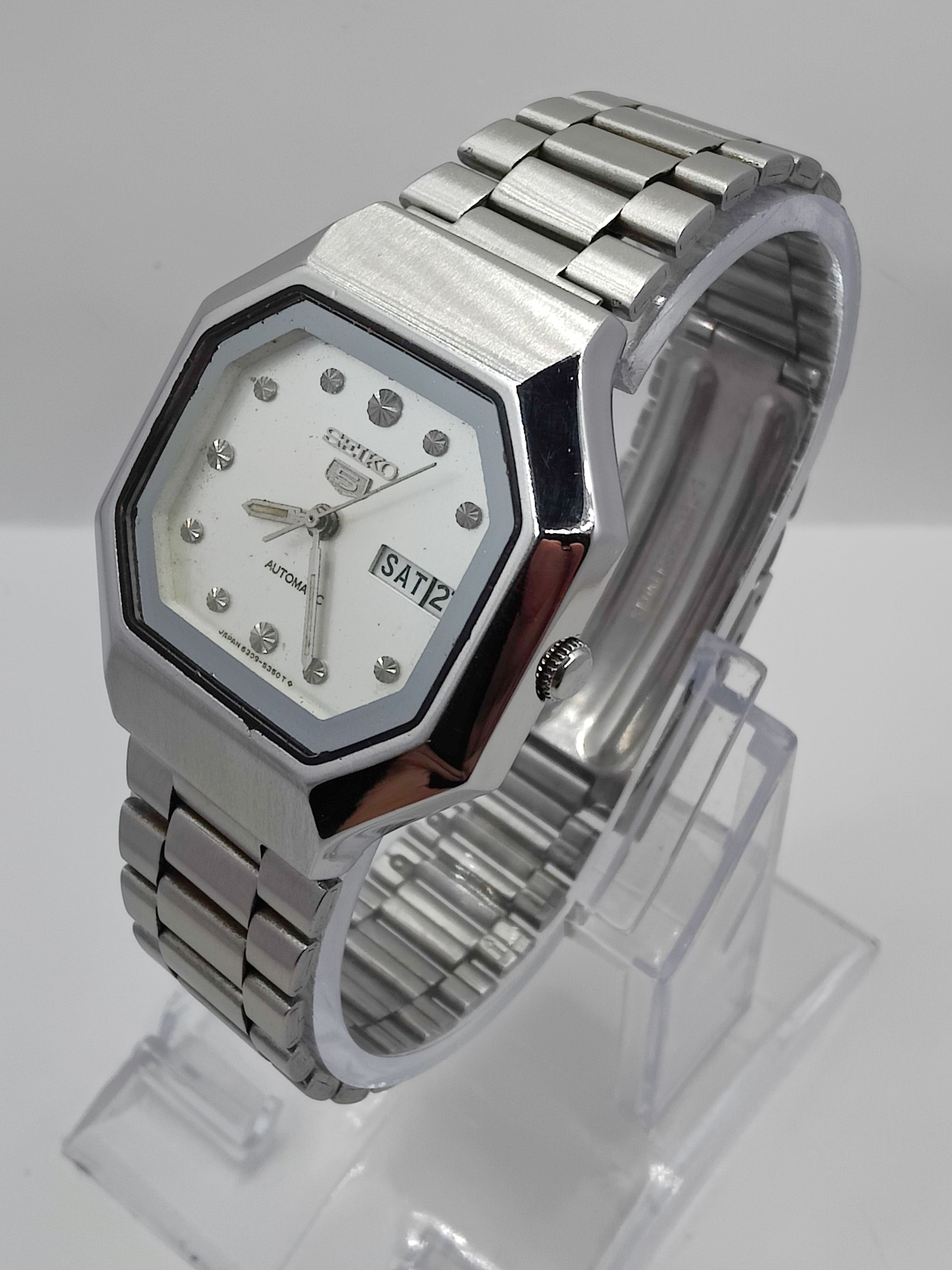 Seiko Seiko 5 Automatic Day/Date Men's wrist watch Japan Size 36 - 4 Thumbnail