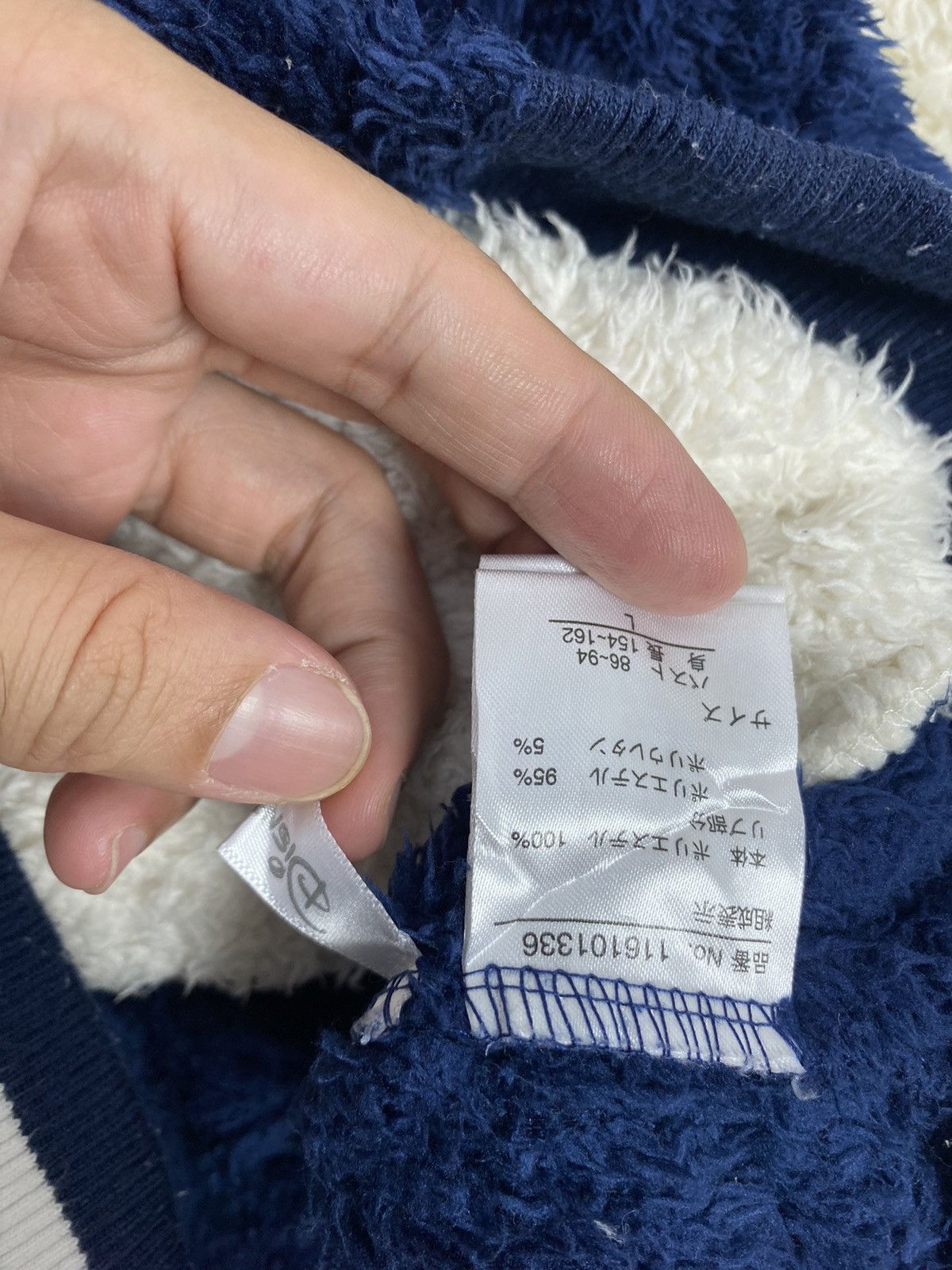 Disney Rare‼️ Disney Mickey Mouse Sherpa Hoodie Deep Pile Size M / US 6-8 / IT 42-44 - 5 Thumbnail