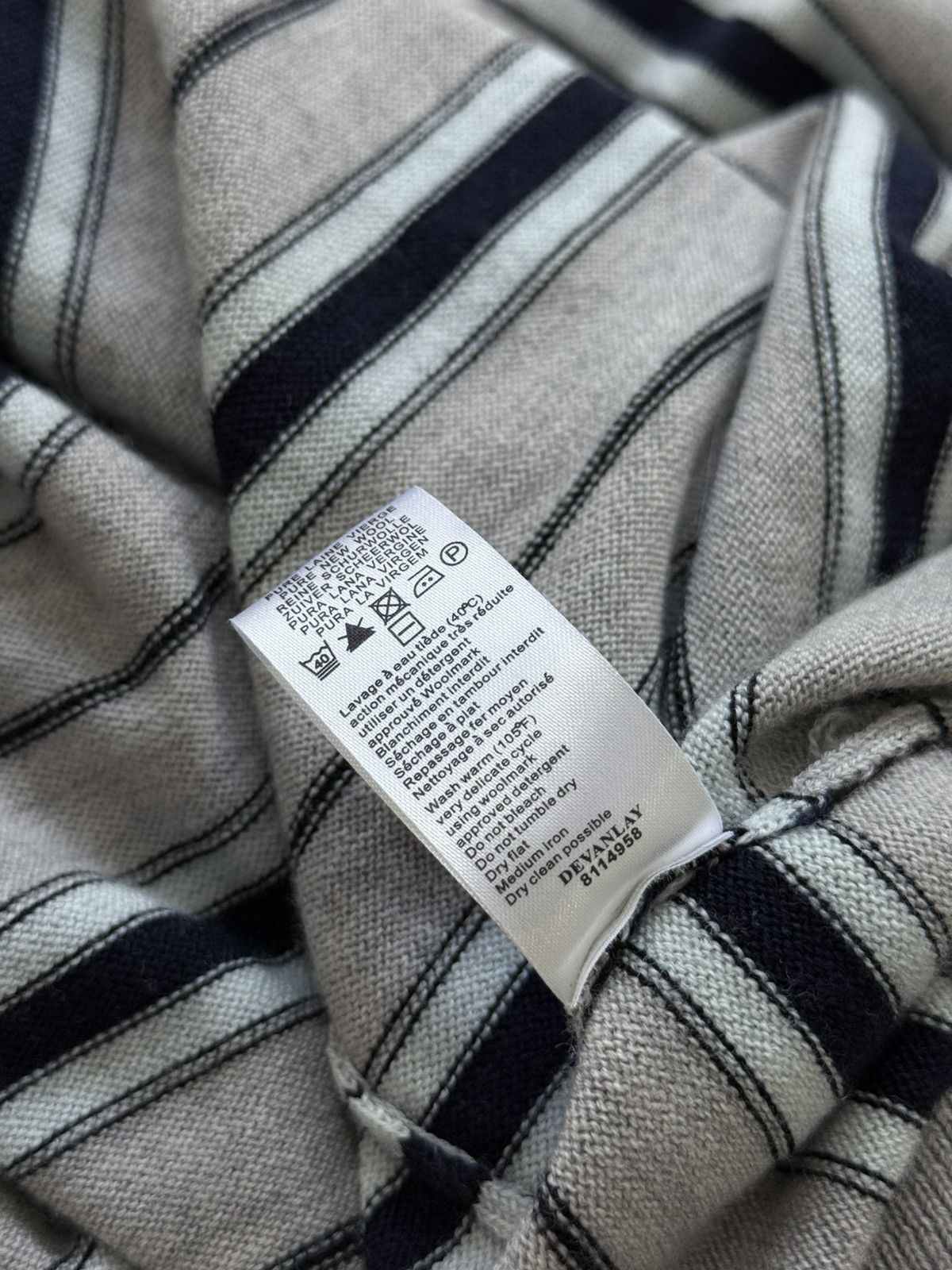Lacoste Lacoste Striped Wool Sweater Size US XL / EU 56 / 4 - 9 Thumbnail