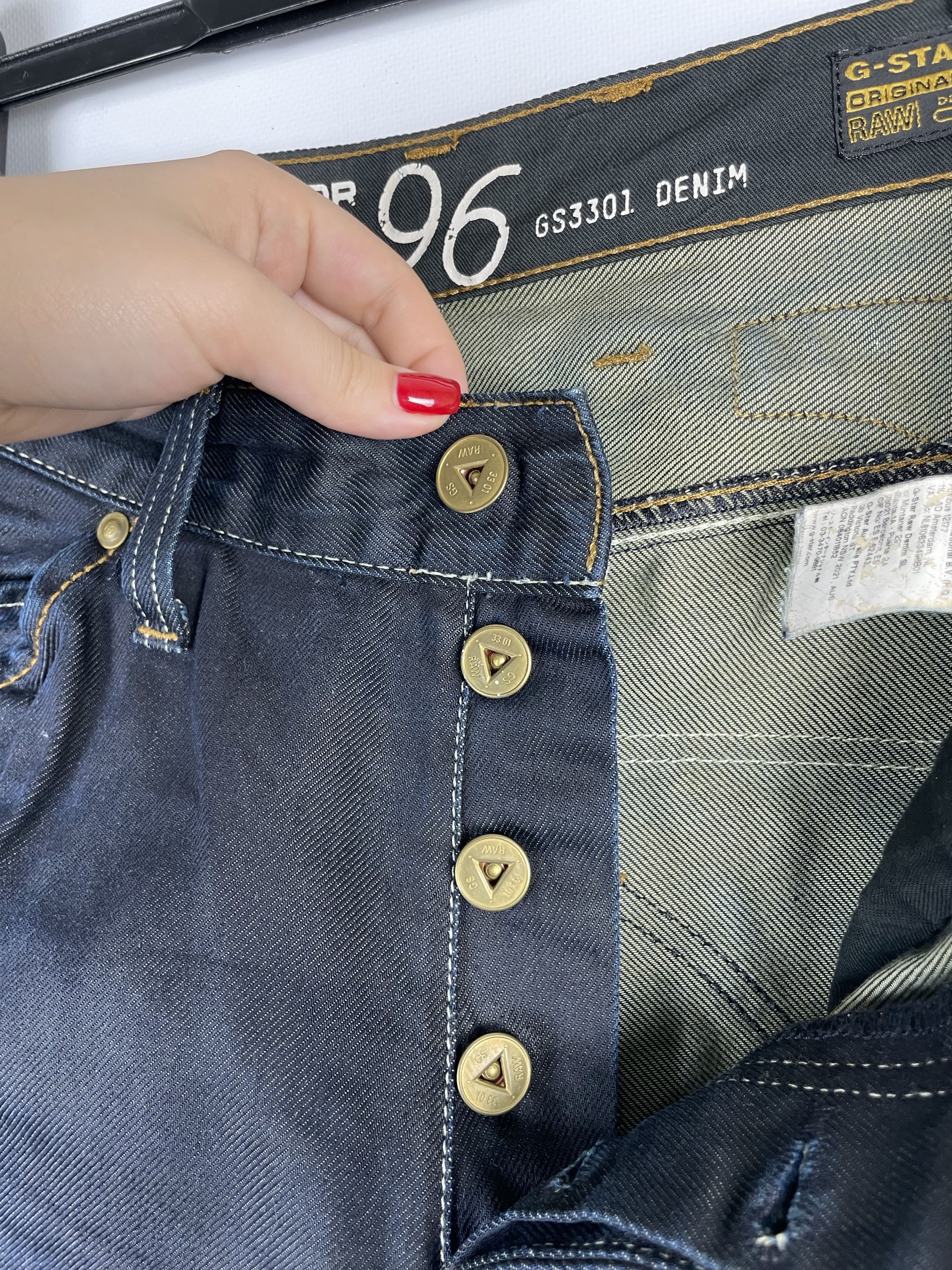 G-Star Vintage G-Star Raw 96 Pants Double Knee Jeans Size US 31 - 11 Thumbnail