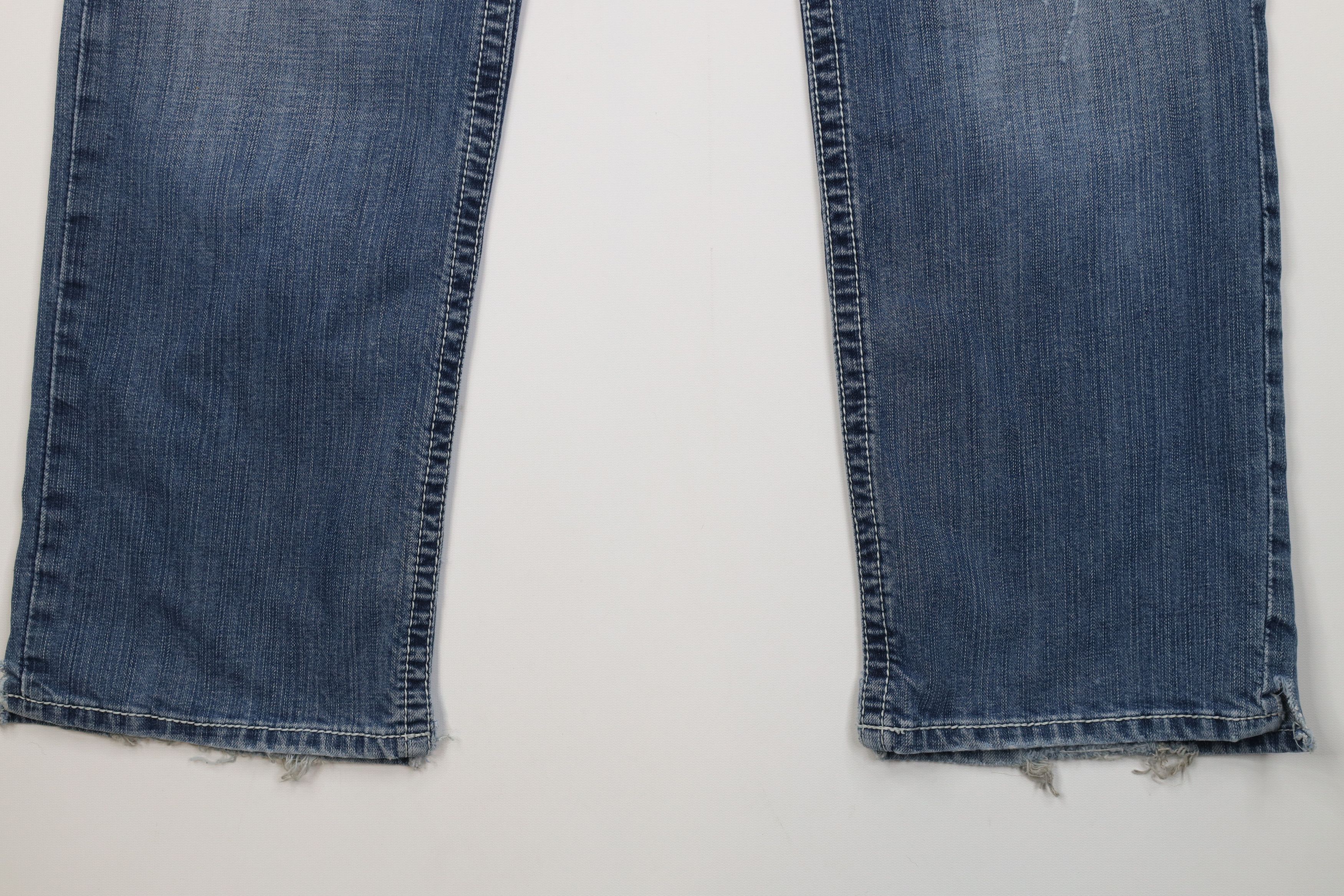 Vintage Buckle BKE Thick Stitch Tyler Straight Leg Denim Jeans Size US 36 / EU 52 - 4 Thumbnail