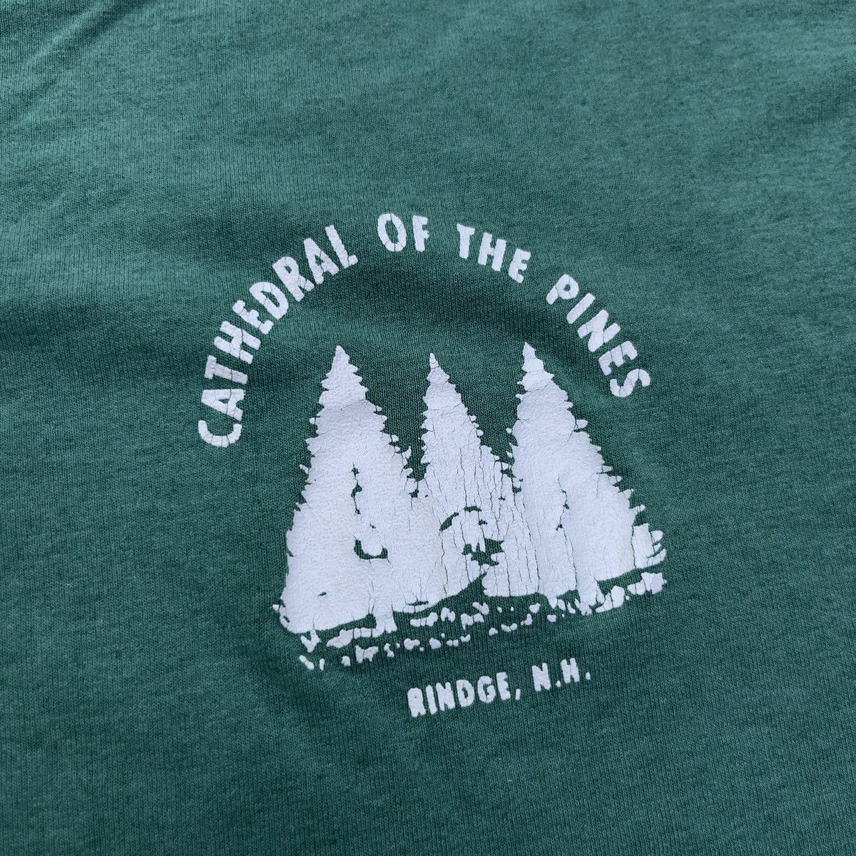 Vintage 1980s RP SPORTSWEAR CATHEDRAL OF THE PINES Single Stitch T Size US L / EU 52-54 / 3 - 3 Thumbnail