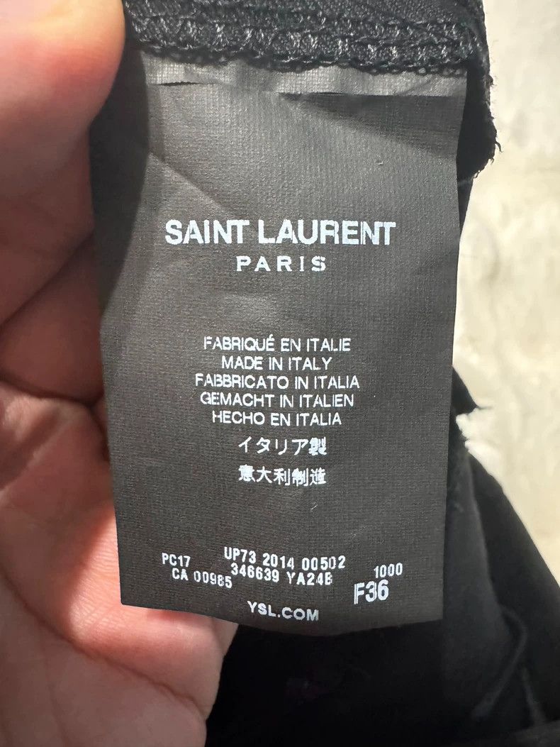 Saint Laurent Paris Saint Laurent Paris Women's trousers in the year of 14 pant Size 35" - 3 Thumbnail