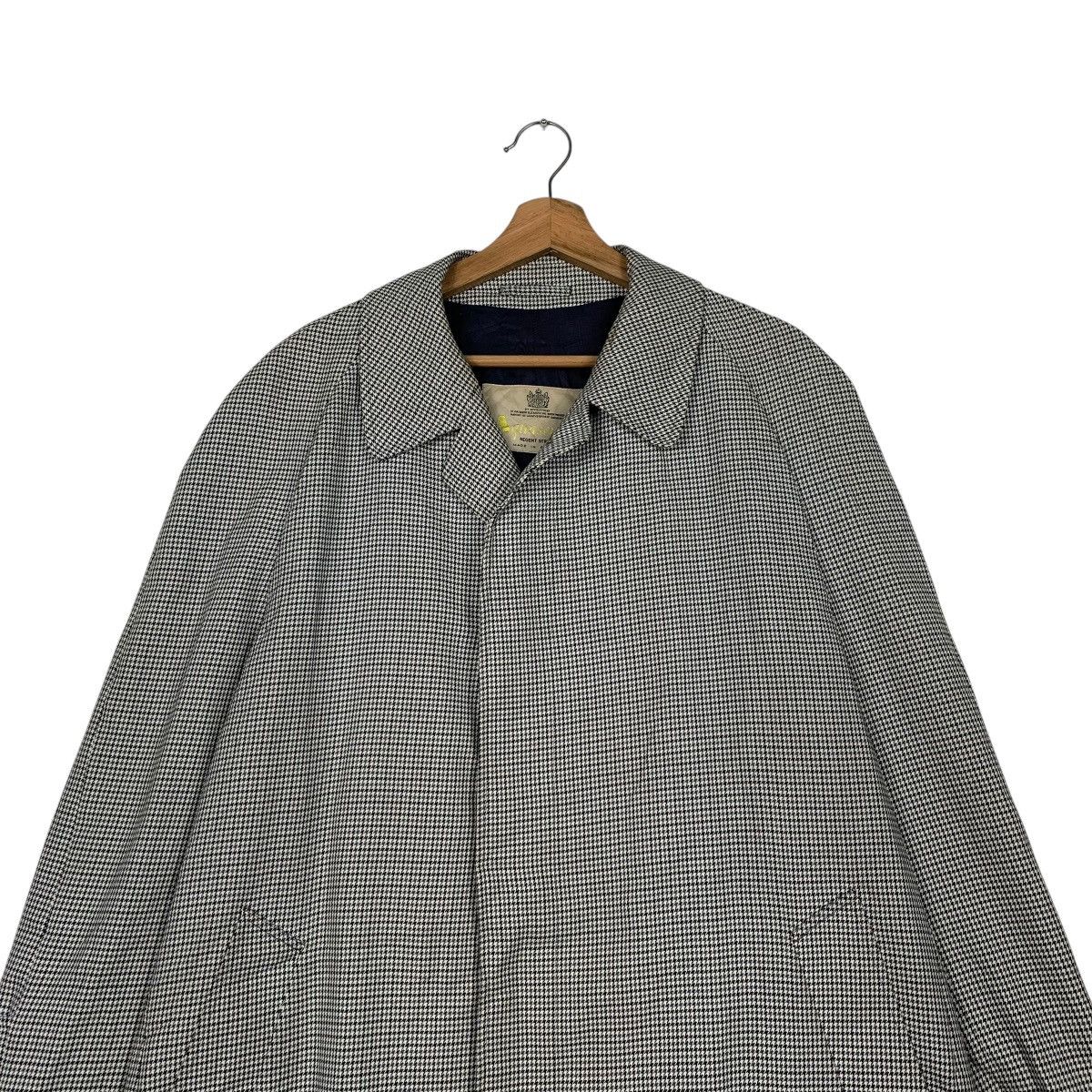 Aquascutum Vintage Aquascutum Houndstooth Trench Coat Size US L / EU 52-54 / 3 - 2 Thumbnail