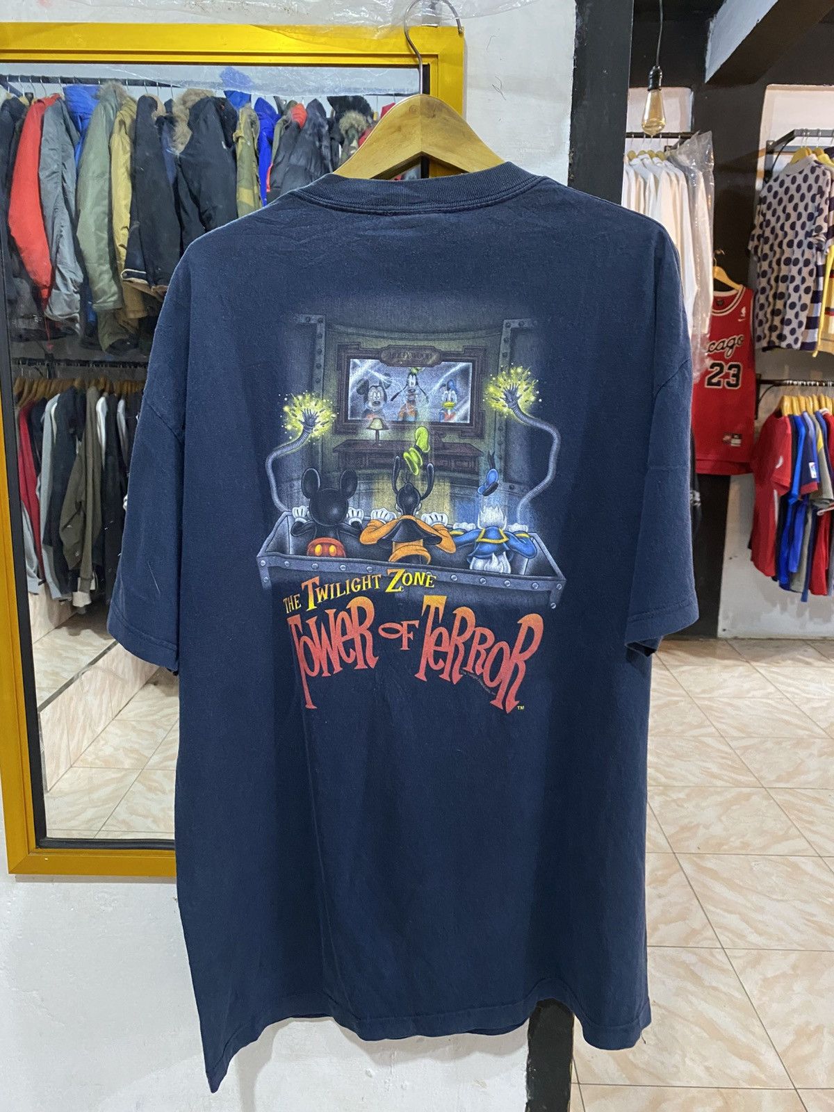 Disney Tshirt vintage disney 90’s the twilight zone tower of terror Size US XL / EU 56 / 4 - 1 Thumbnail