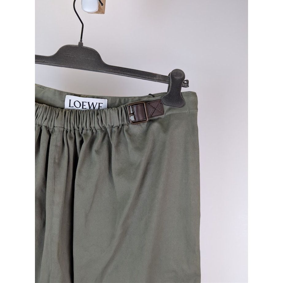 Loewe o1rshd1 Belted Trousers in Khaki Size US 32 / EU 48 - 5 Thumbnail