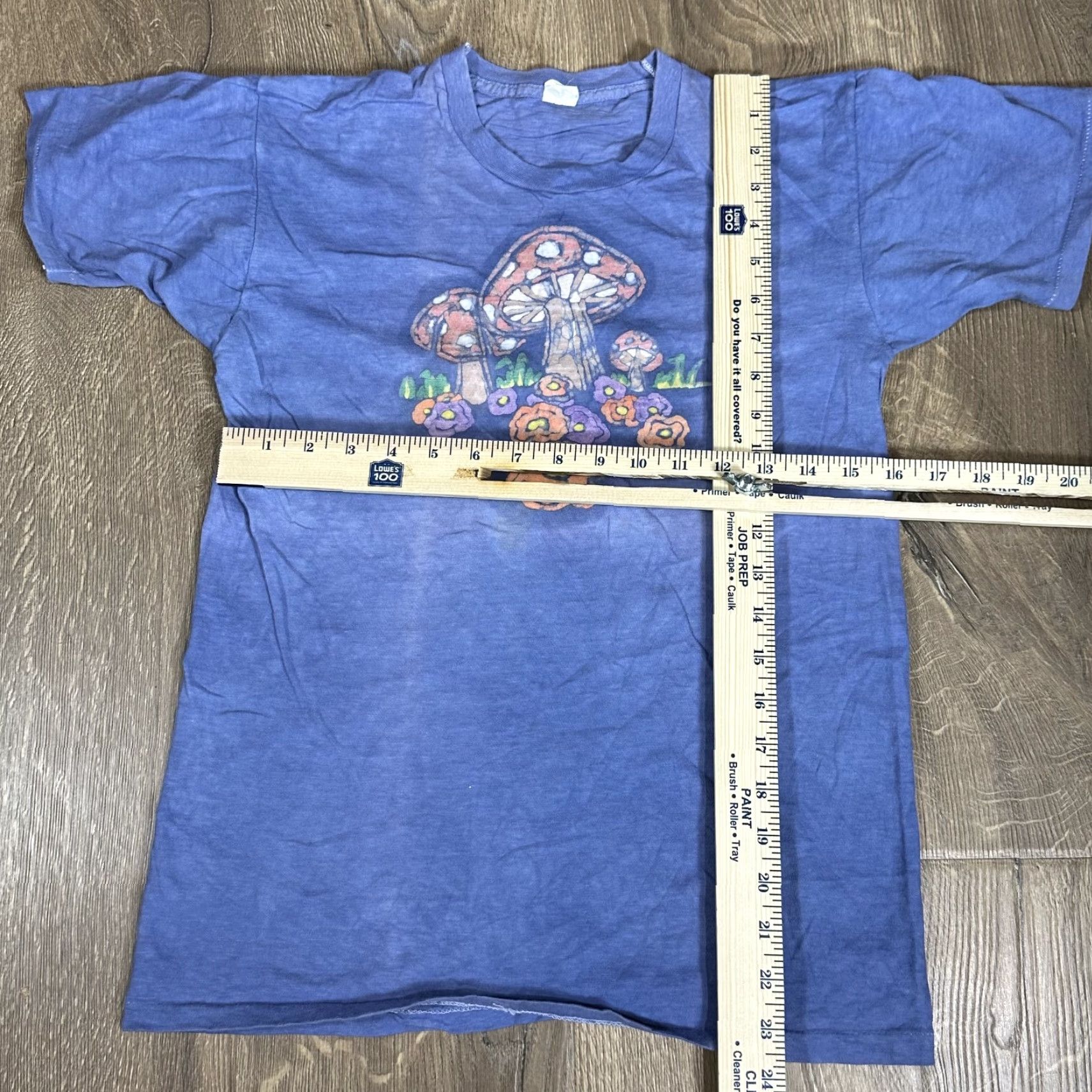 Vintage Vtg Women's Single Stitch Purple T-shirt Short Sleeve Graphic Print Mushroom XXS Shirt Womens Purple Graphic Mushroom 90s Size XXS / US 00 / IT 34 - 5 Thumbnail