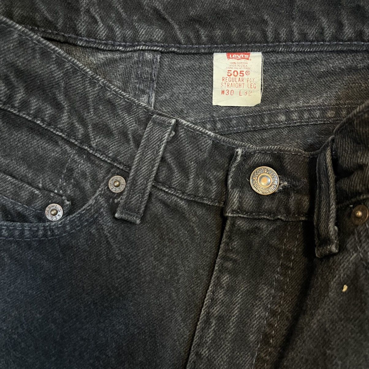 Levi's Vintage Clothing Levi’s 505 U.S.A. Vintage denim Size US 29 - 7 Thumbnail