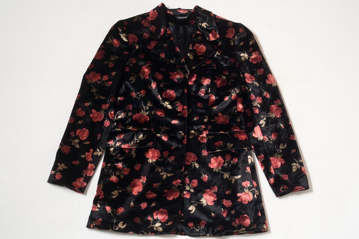 dolce gabbana vintage floral coat