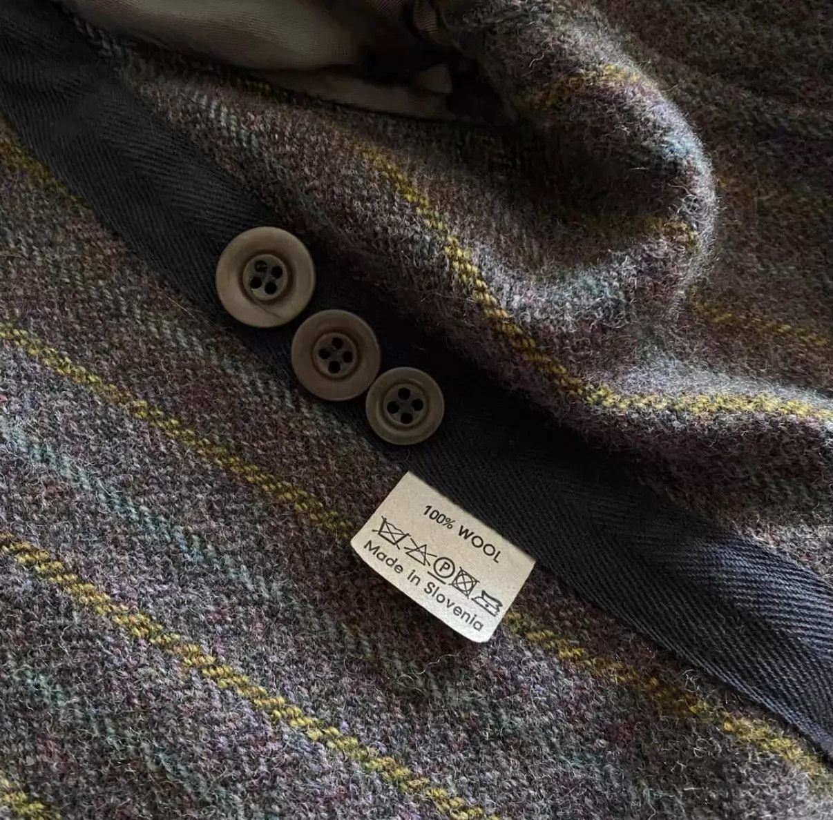 Dries Van Noten Dries Van Noten Colorful Wool Tailored Jacket Size US M / EU 48-50 / 2 - 6 Thumbnail