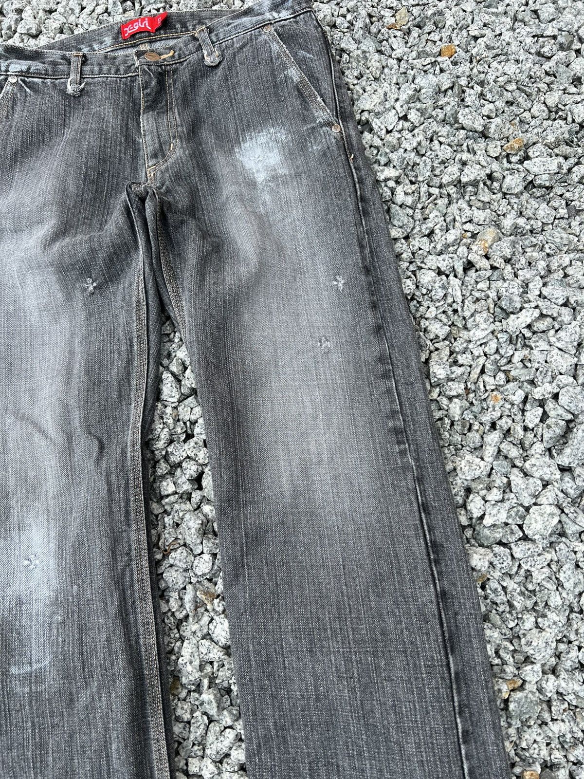 If Six Was Nine Vintage X-Girl Faded Black Jean Size US 30 / EU 46 - 5 Thumbnail