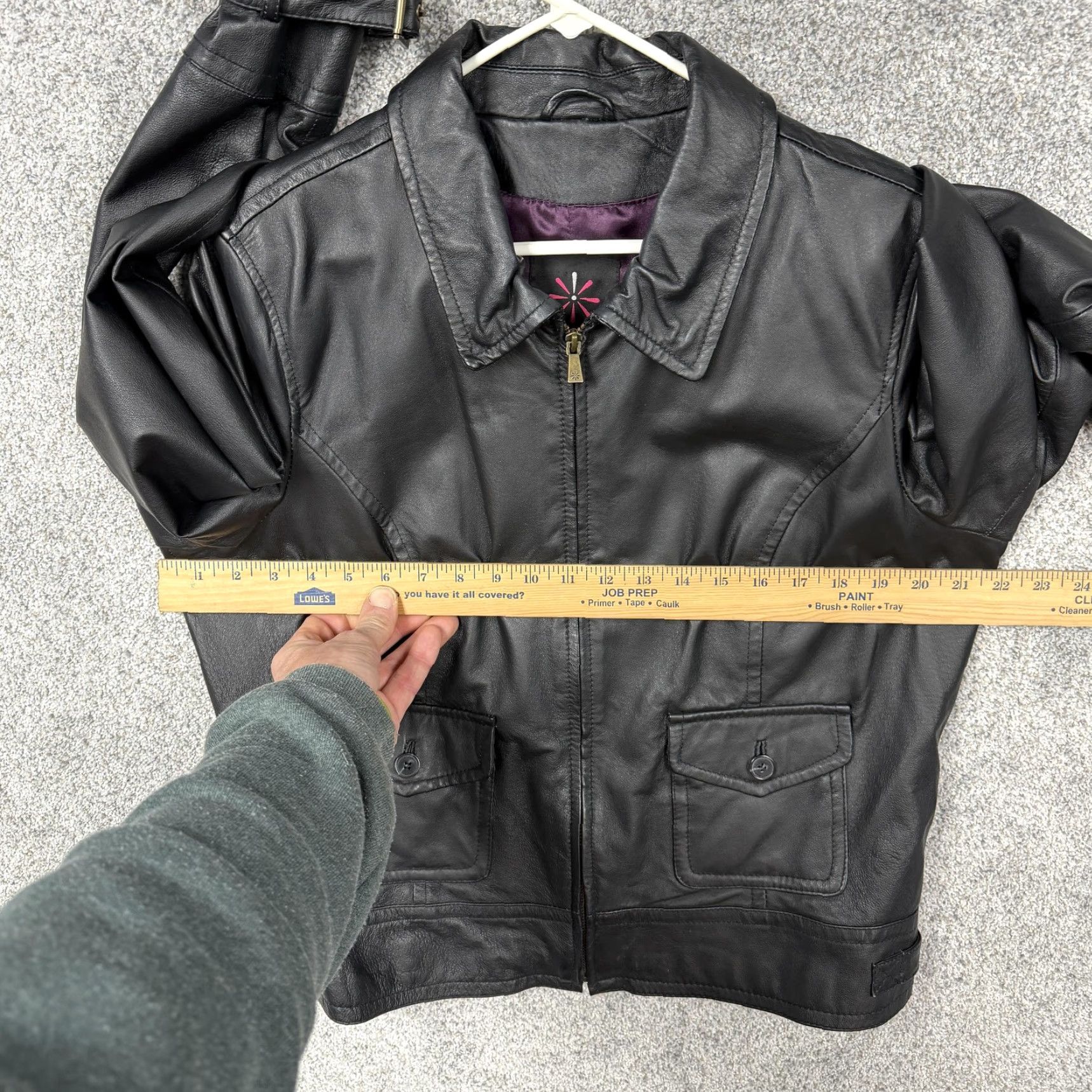 Vintage Isaac Mizrahi Live Leather Jacket Womens L Black Gothic Size L / US 10 / IT 46 - 4 Thumbnail