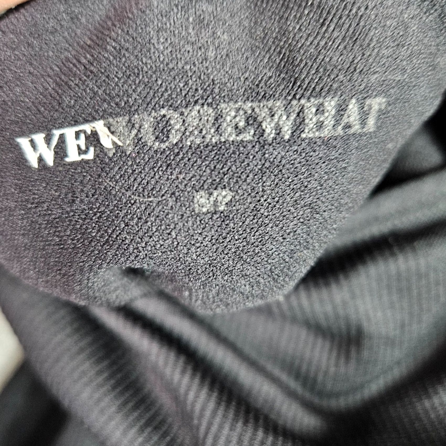 Vintage WE WORE WHAT Women's Black Sleeveless Rib Circular Knit Jumpsuit Size S/P Size 28" / US 6 / IT 42 - 6 Thumbnail