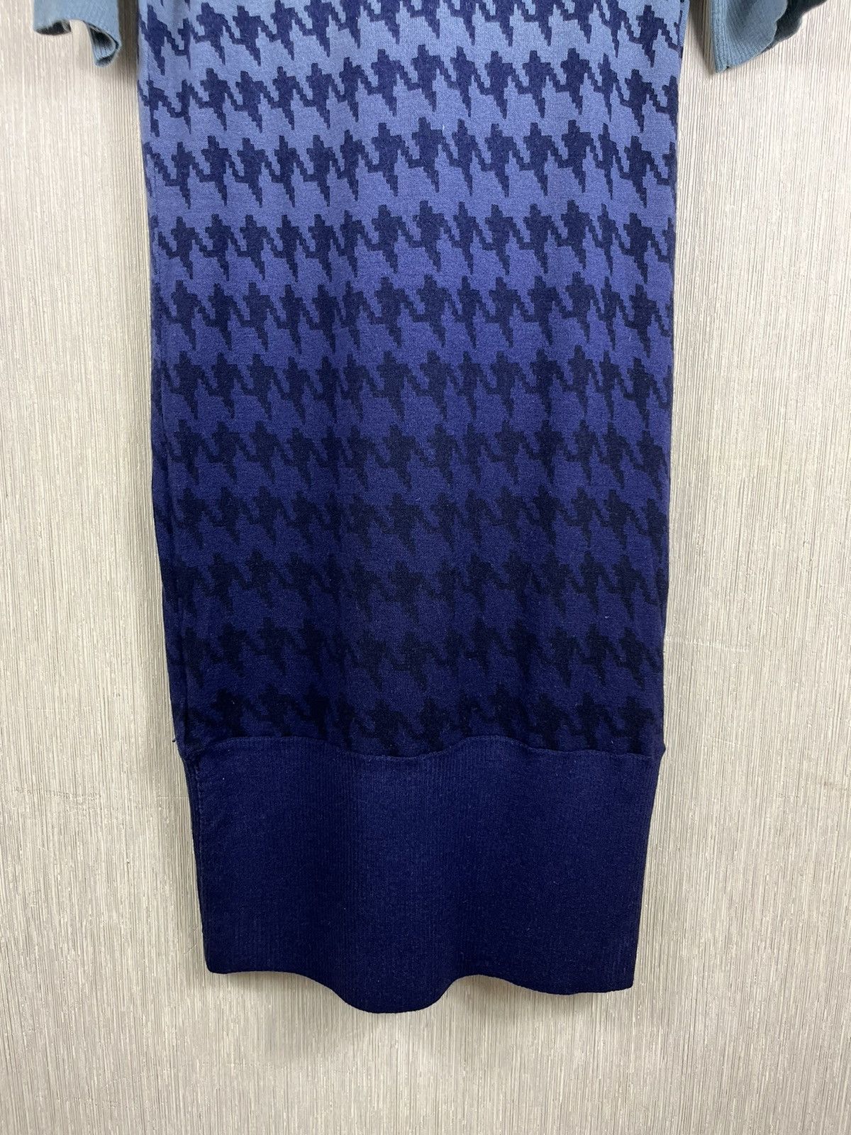 Jean Paul Gaultier × Vintage Jean Paul Gaultier jeans JPG houndstooth cashmere wool dress Size L / US 10 / IT 46 - 21 Thumbnail