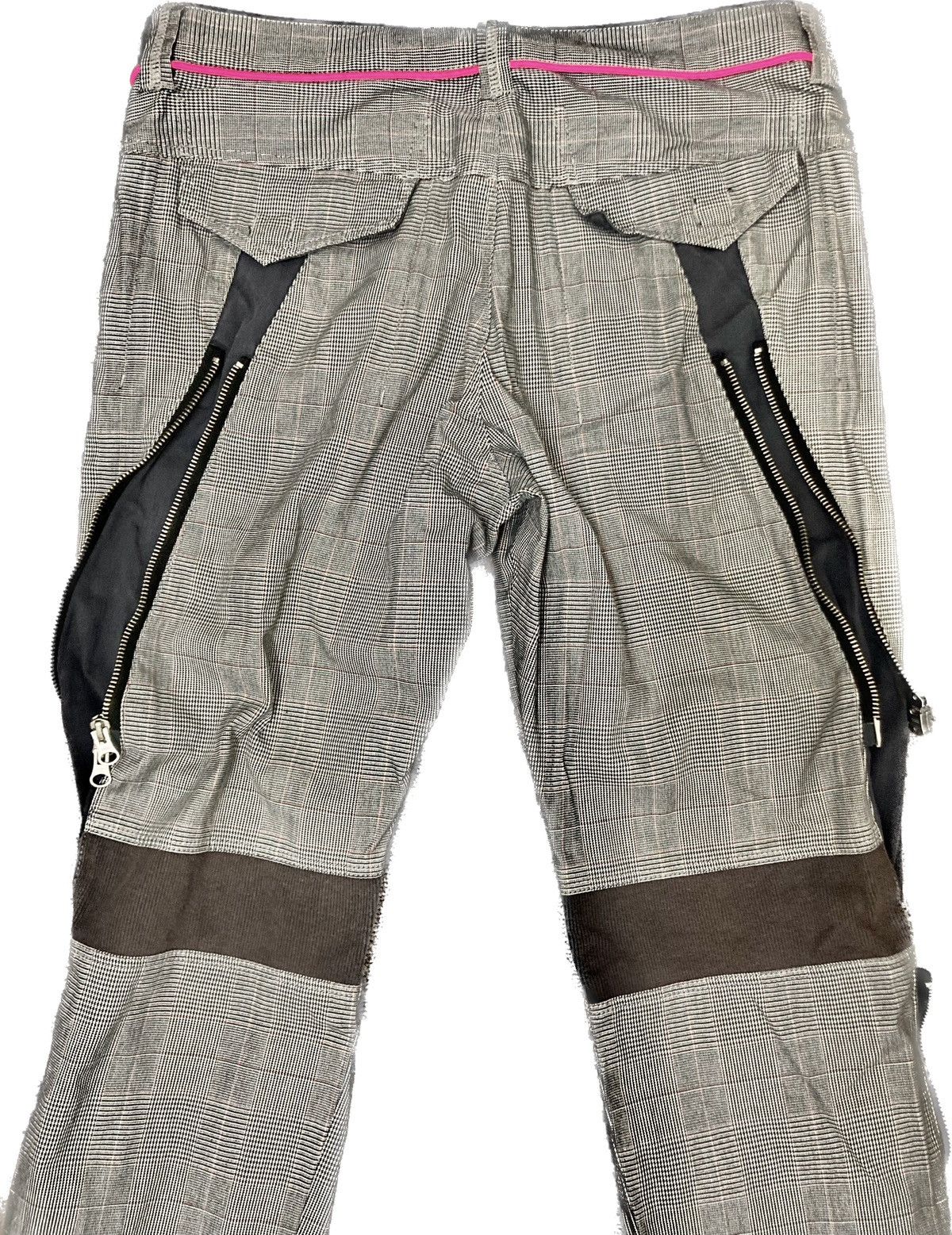 PPFM PPFM y2k 00s Unusual eccentric slacks+cargo+bondage pants Size US 33 - 12 Thumbnail