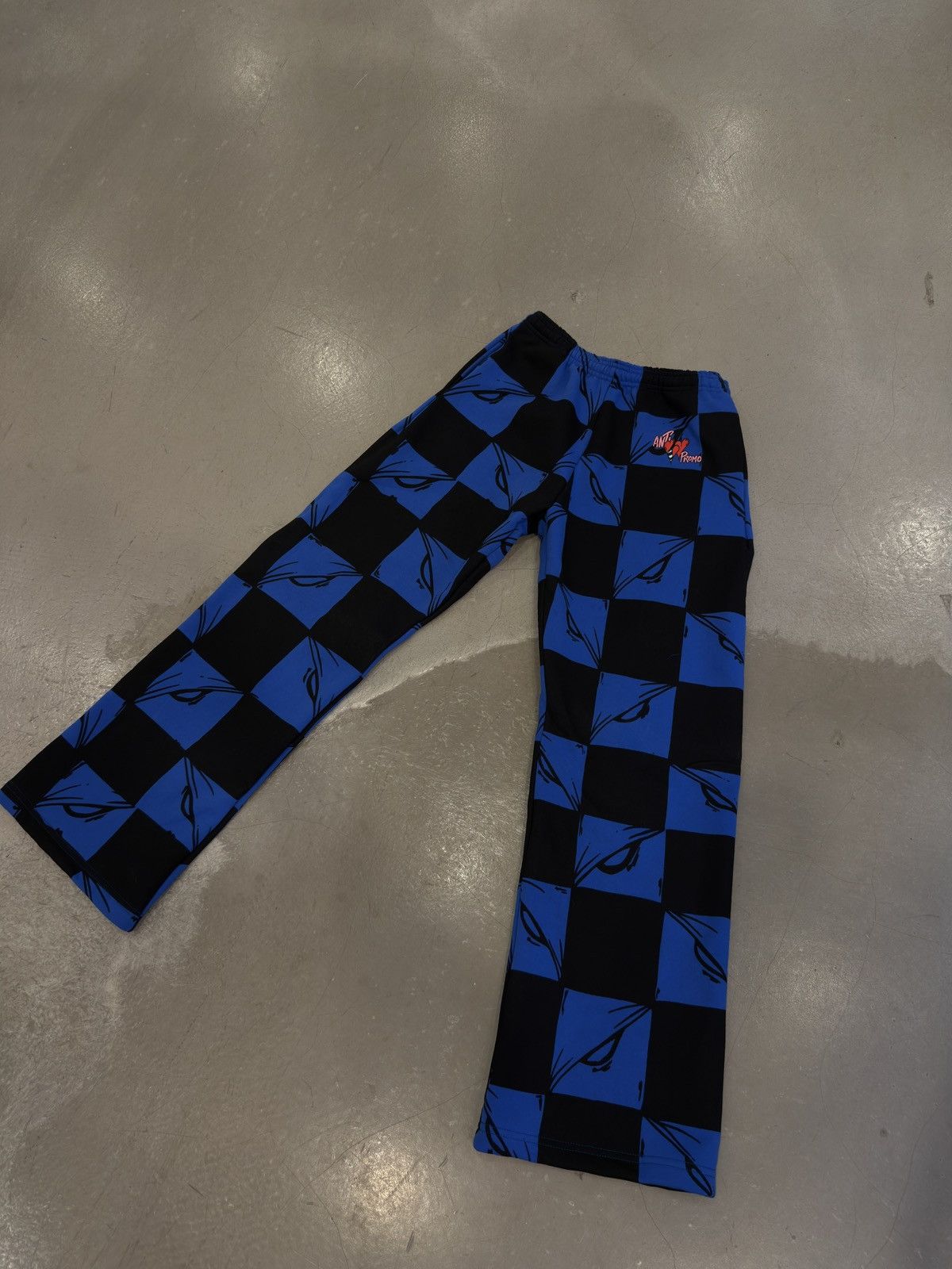 Matty Boy Matty Boy Checkered Sweatpants ‘Blue’ Size US 34 / EU 50 - 1 Thumbnail
