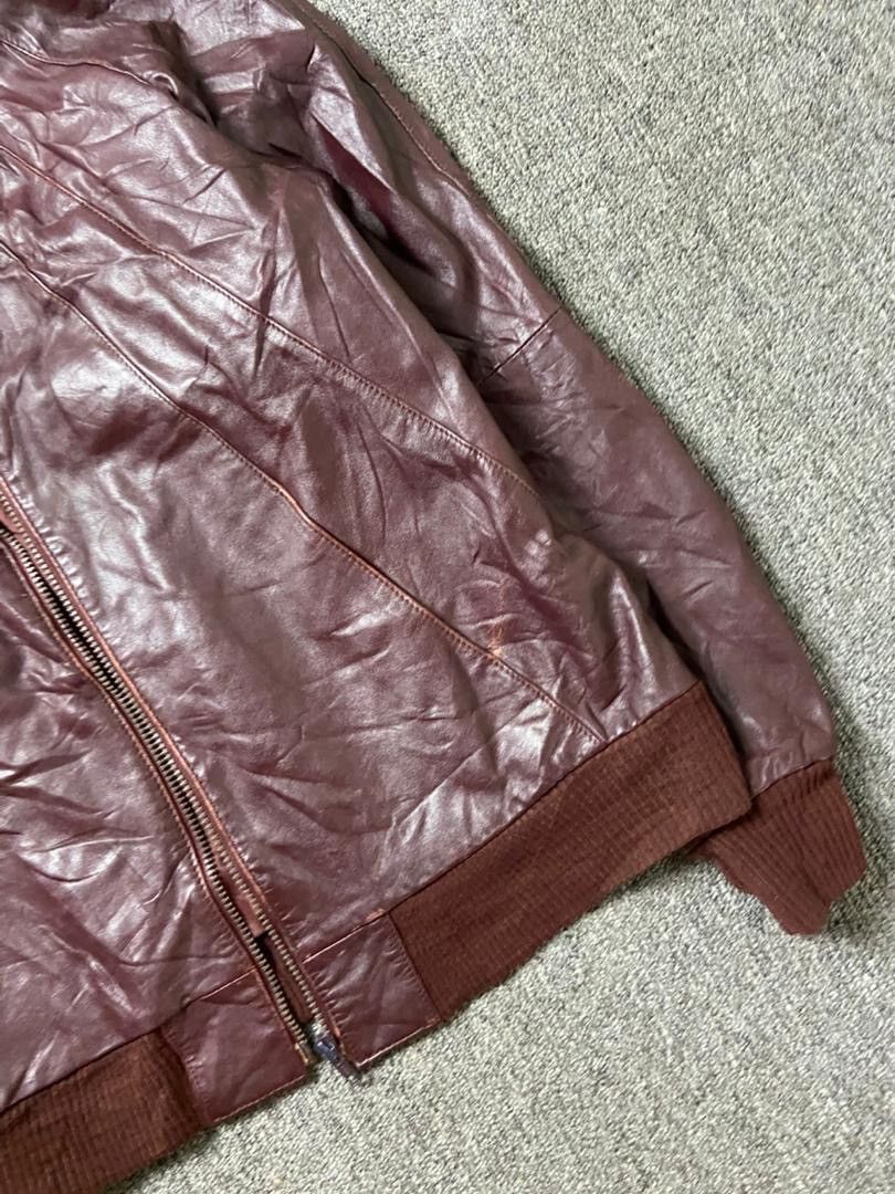 Japanese Brand ECHTES LEDER Bomber Style Leather Jacket (197) Size US XS / EU 42 / 0 - 9 Thumbnail