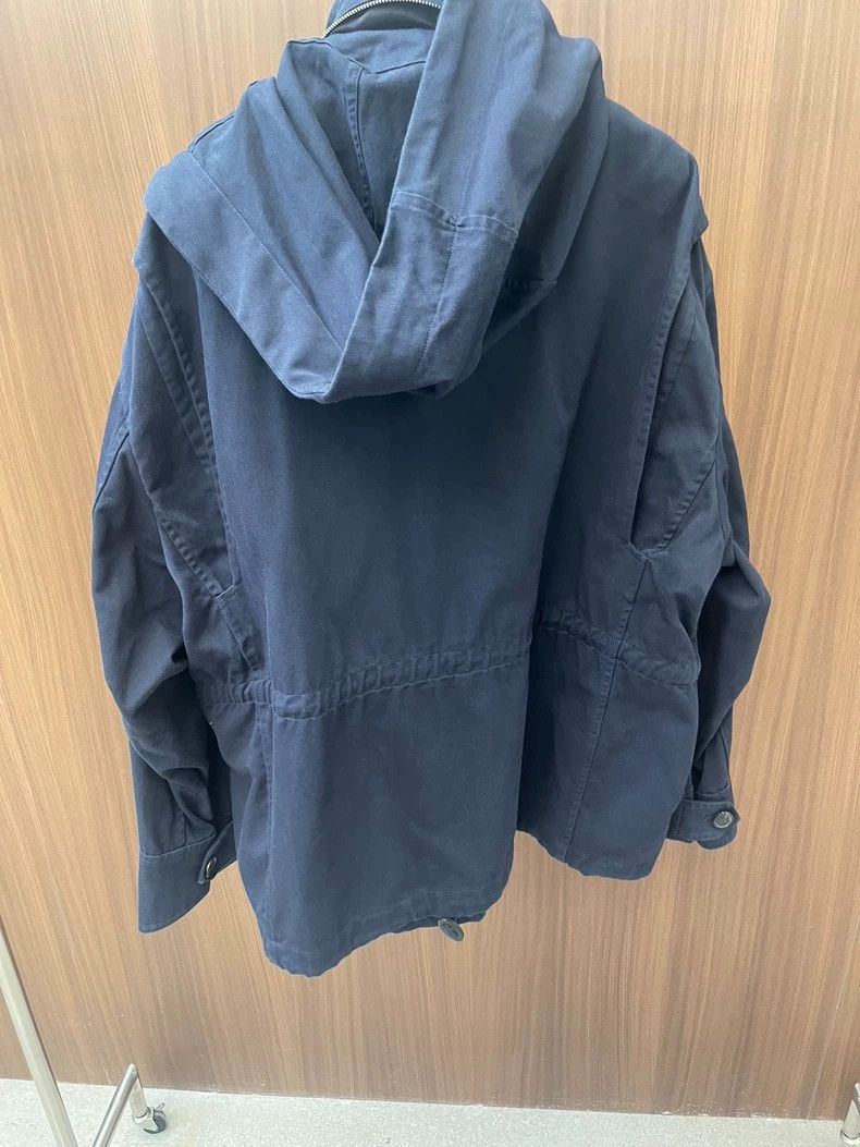 Loewe loewe Dark blue frock hooded jacket 2503-Nextarrow Size US L / EU 52-54 / 3 - 3 Thumbnail