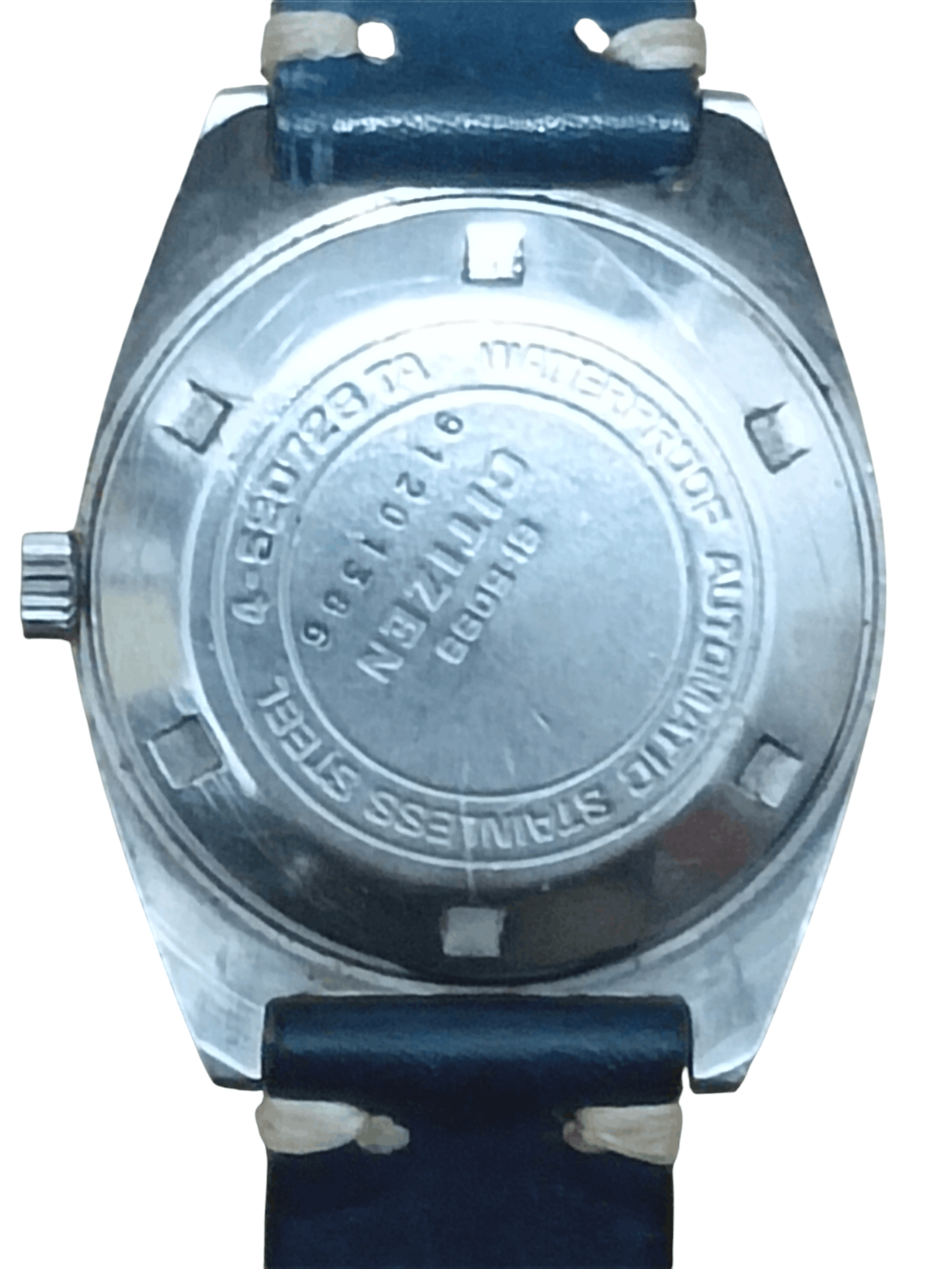 Citizen × Japanese Brand VTG AUTOMATIC CITIZEN 4-520726 TA WITH CUSTOM LEATHER STRAP Size ONE SIZE - 3 Thumbnail