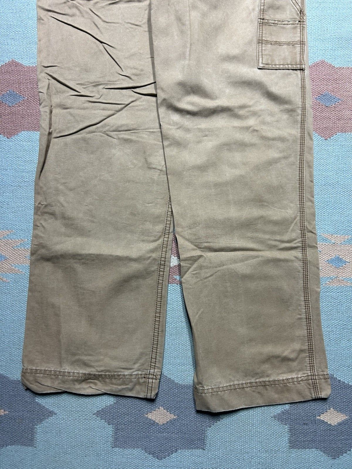 Vintage Vtg Eddie Bauer easy fit carpenter pants loose baggy 33x31 Size US 33 - 2 Thumbnail