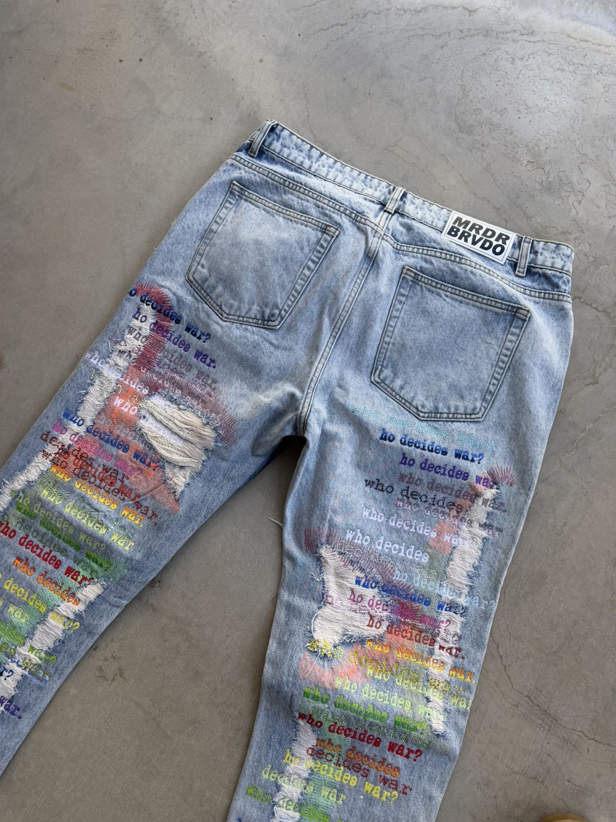 Who Decides War Who Decides War Scripture Denim Size 36 New Rare Size US 36 / EU 52 - 7 Thumbnail