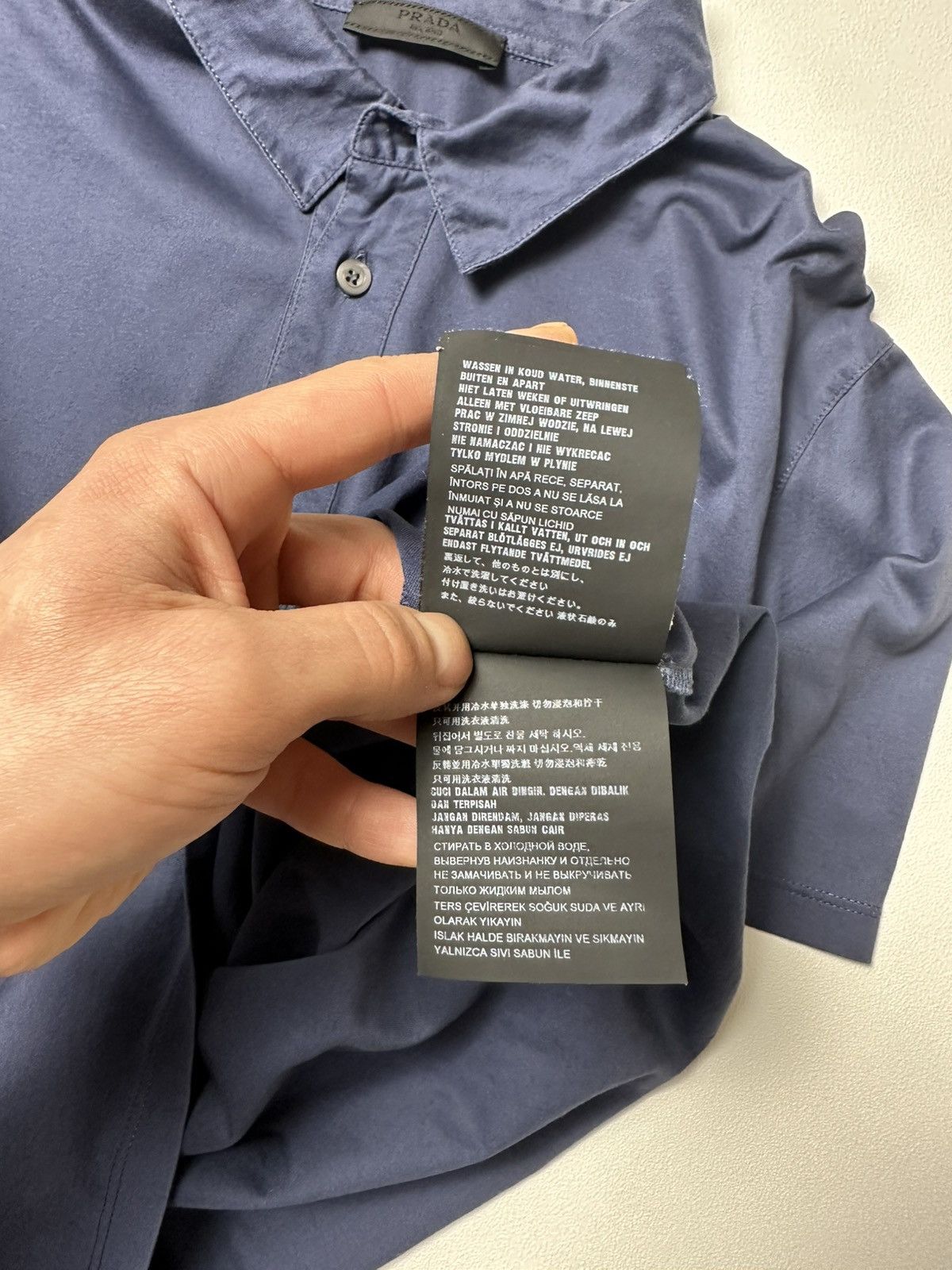 Prada Prada polo legit size L fits M mens mint 🤌🏼 Size US L / EU 52-54 / 3 - 22 Thumbnail