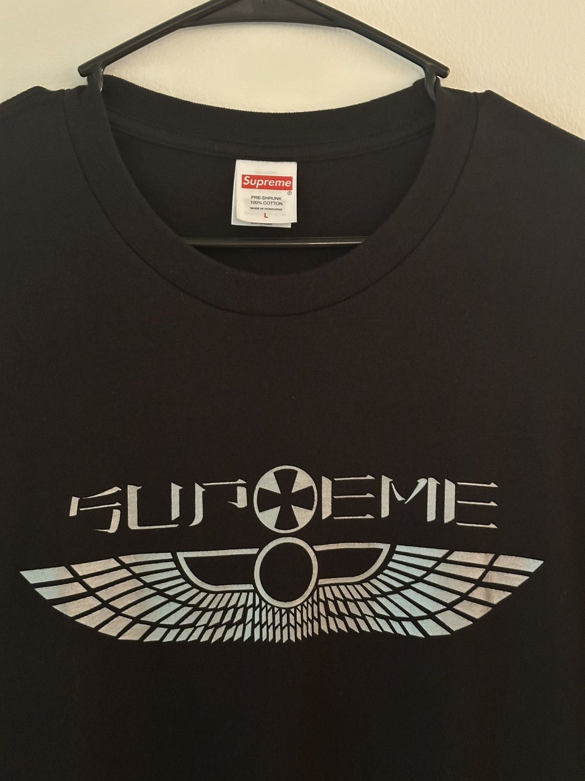 Supreme Supreme Wings Tee Size US L / EU 52-54 / 3 - 2 Thumbnail