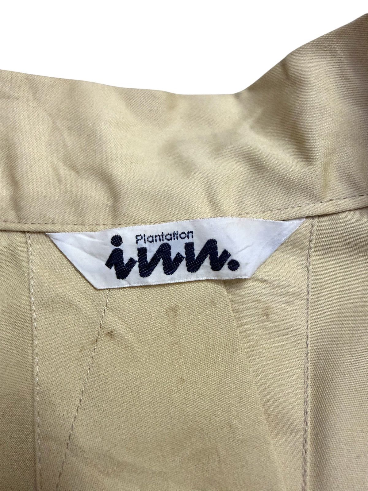 Issey Miyake Vintage 80s Plantation by Issey Miyake Cotton Poncho Wide Size US M / EU 48-50 / 2 - 5 Thumbnail