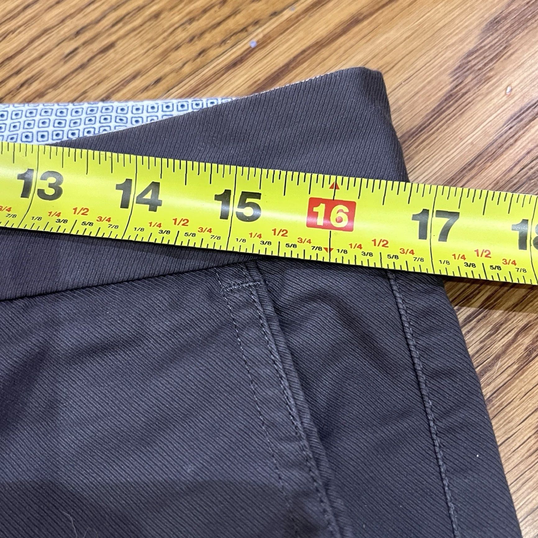 Vintage Perk Slim Fit + Stretch 33x32 Grey Pants Chinos Size US 33 - 6 Thumbnail