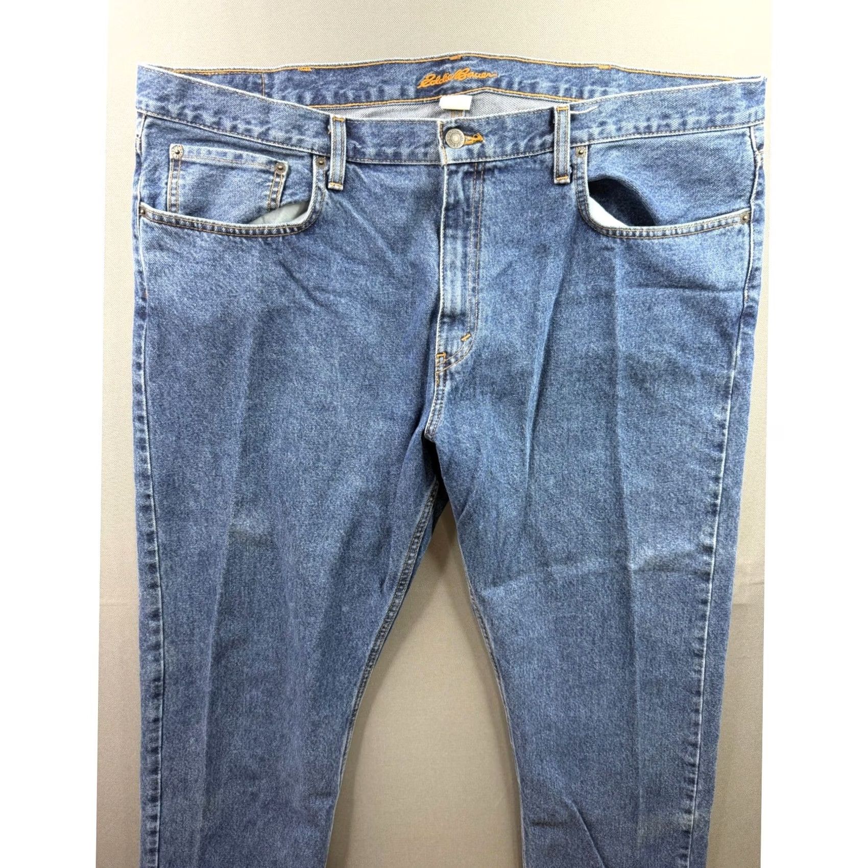 Eddie Bauer Eddie Bauer Mens Blue Straight Leg Denim Jeans 42x30 Size US 42 / EU 58 - 6 Thumbnail