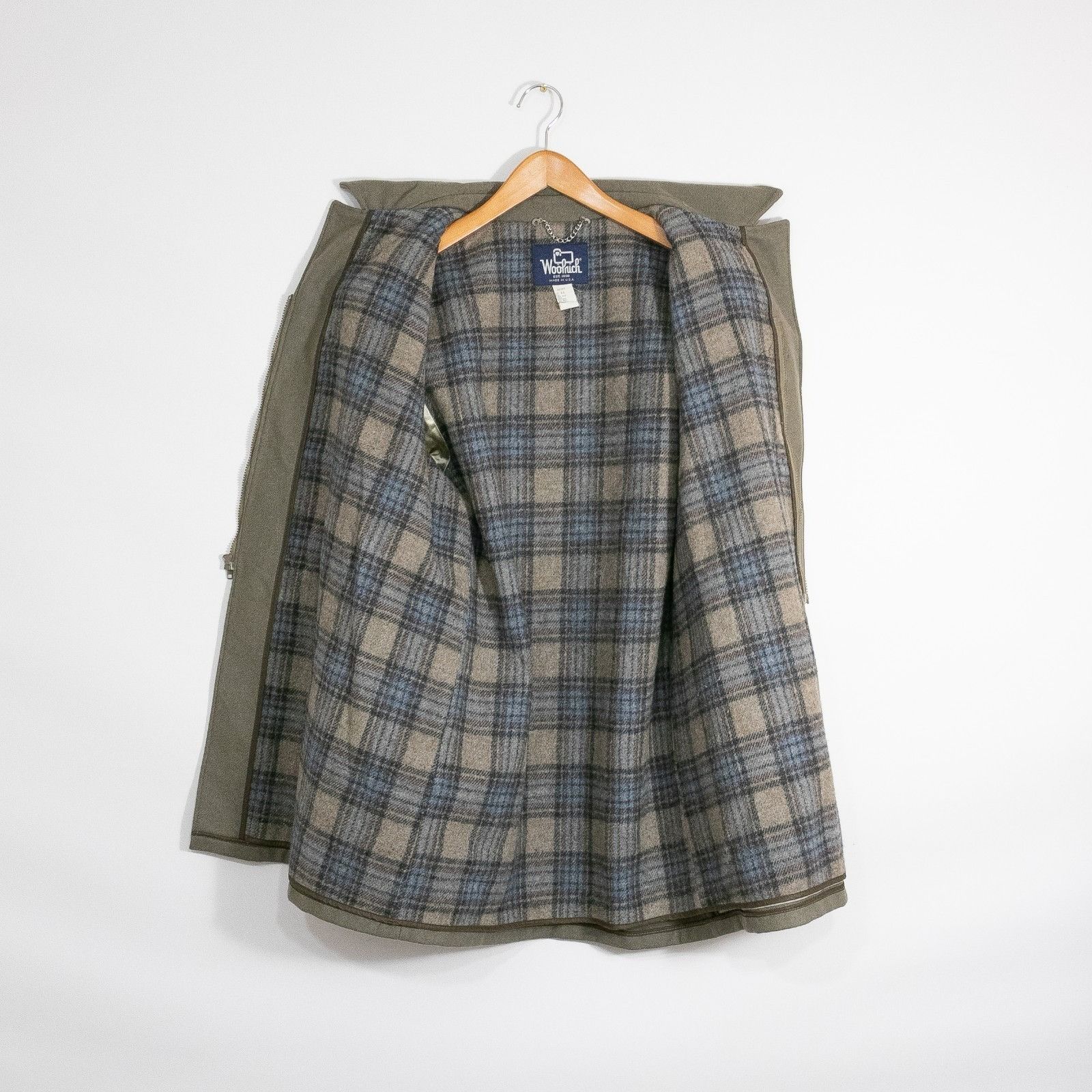 Woolrich Woolen Mills Vintage Woolrich Wool Toggle Coat Mens 44 - Flannel Lined Size US XL / EU 56 / 4 - 7 Thumbnail