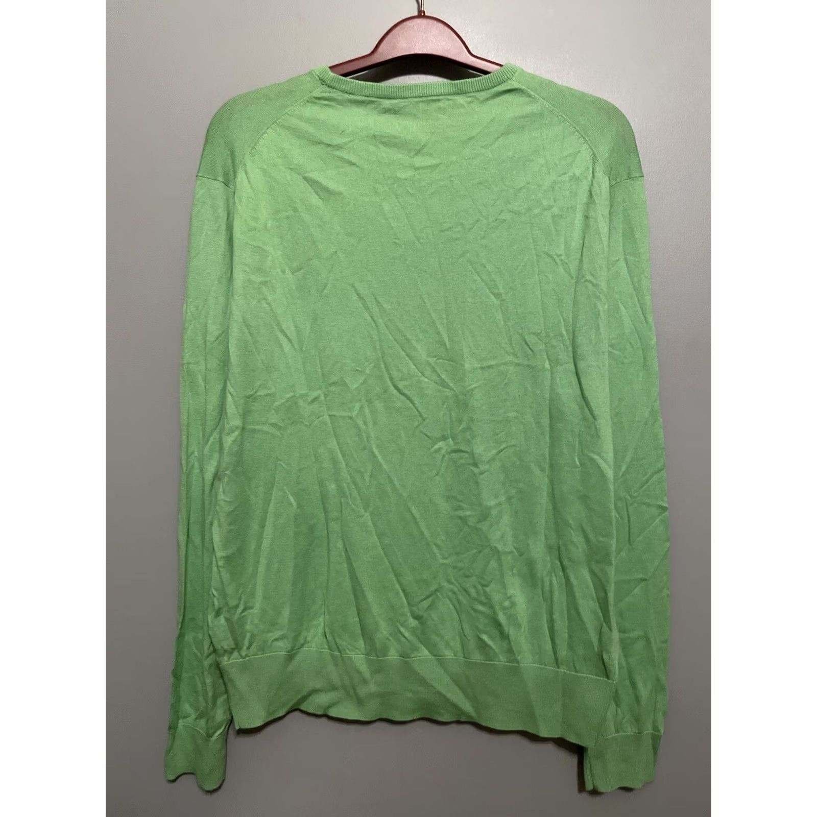 Polo Ralph Lauren Polo Ralph Lauren Sweatshirt Long Sleeve Green XL Crew Neck Cotton NWT Pullover Mens Athletic All Seasons Classic Fit Polo Ralph Lauren Shirt Size US XL / EU 56 / 4 - 6 Thumbnail