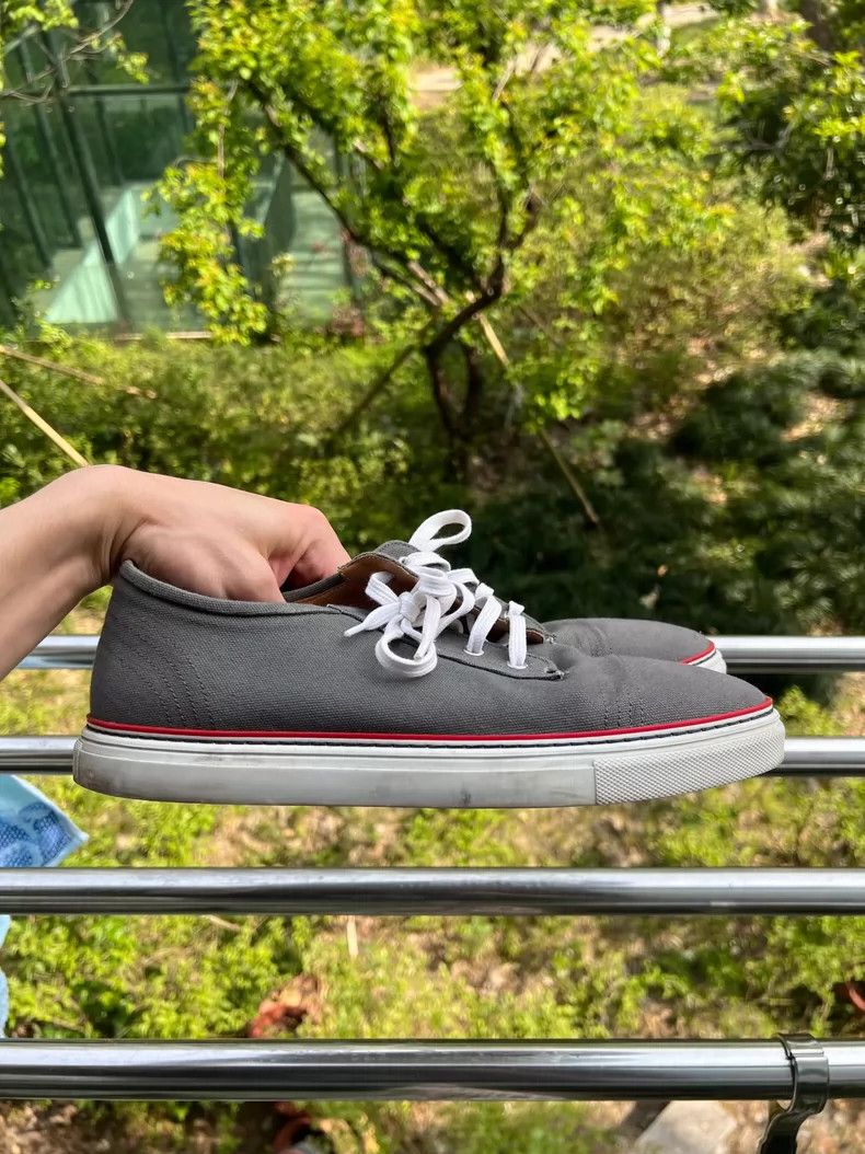 Thom Browne Thom Browne Gray casual board shoes Size US 10 / EU 43 - 1 Thumbnail