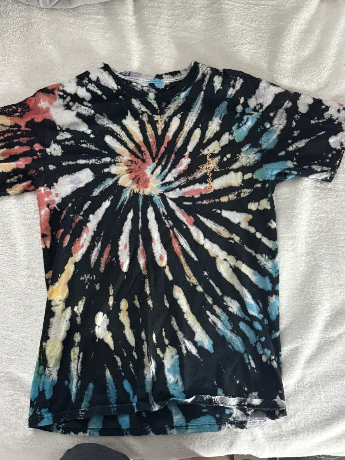 Travis Scott Travis Scott AstroWorld tie-dye tee Size US M / EU 48-50 / 2 - 2 Thumbnail