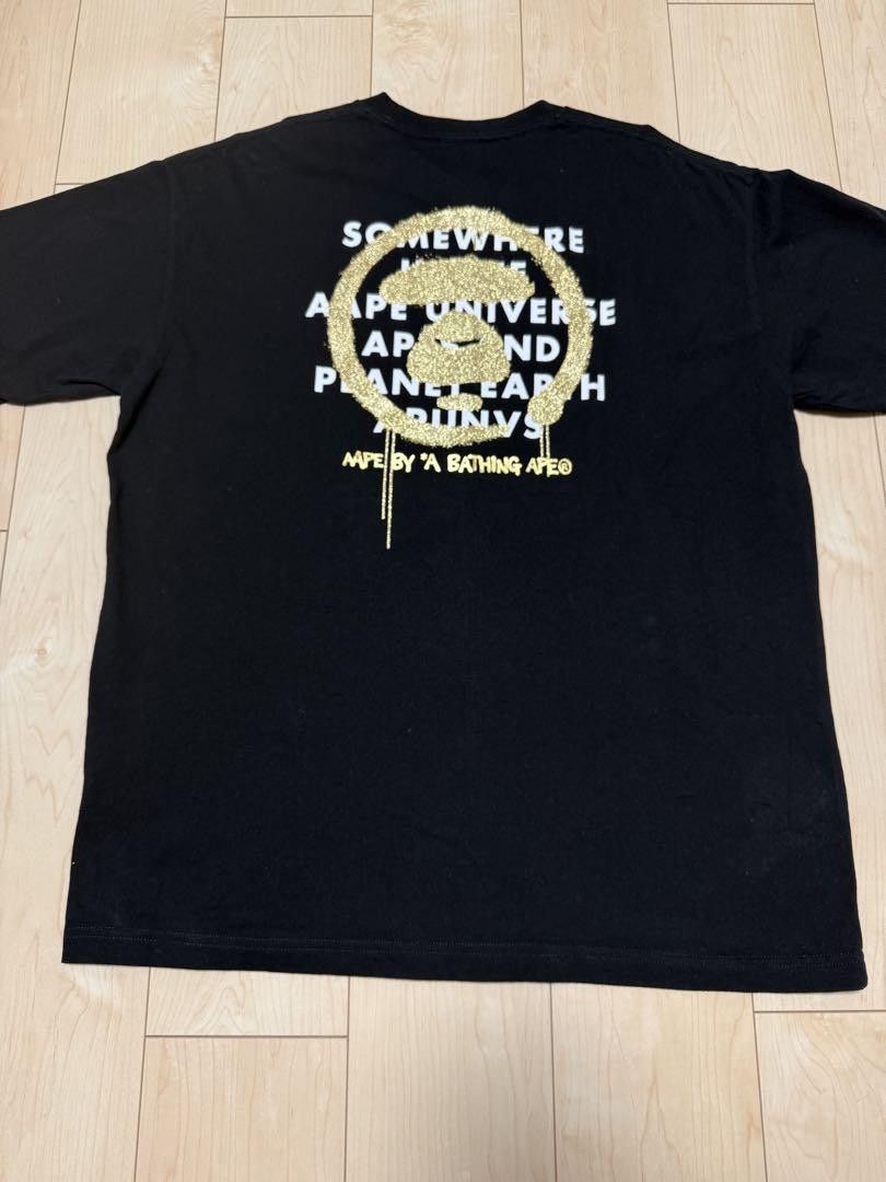 Aape A BATHING APE AAPE Short Sleeve T-Shirt Black L Size US L / EU 52-54 / 3 - 5 Thumbnail