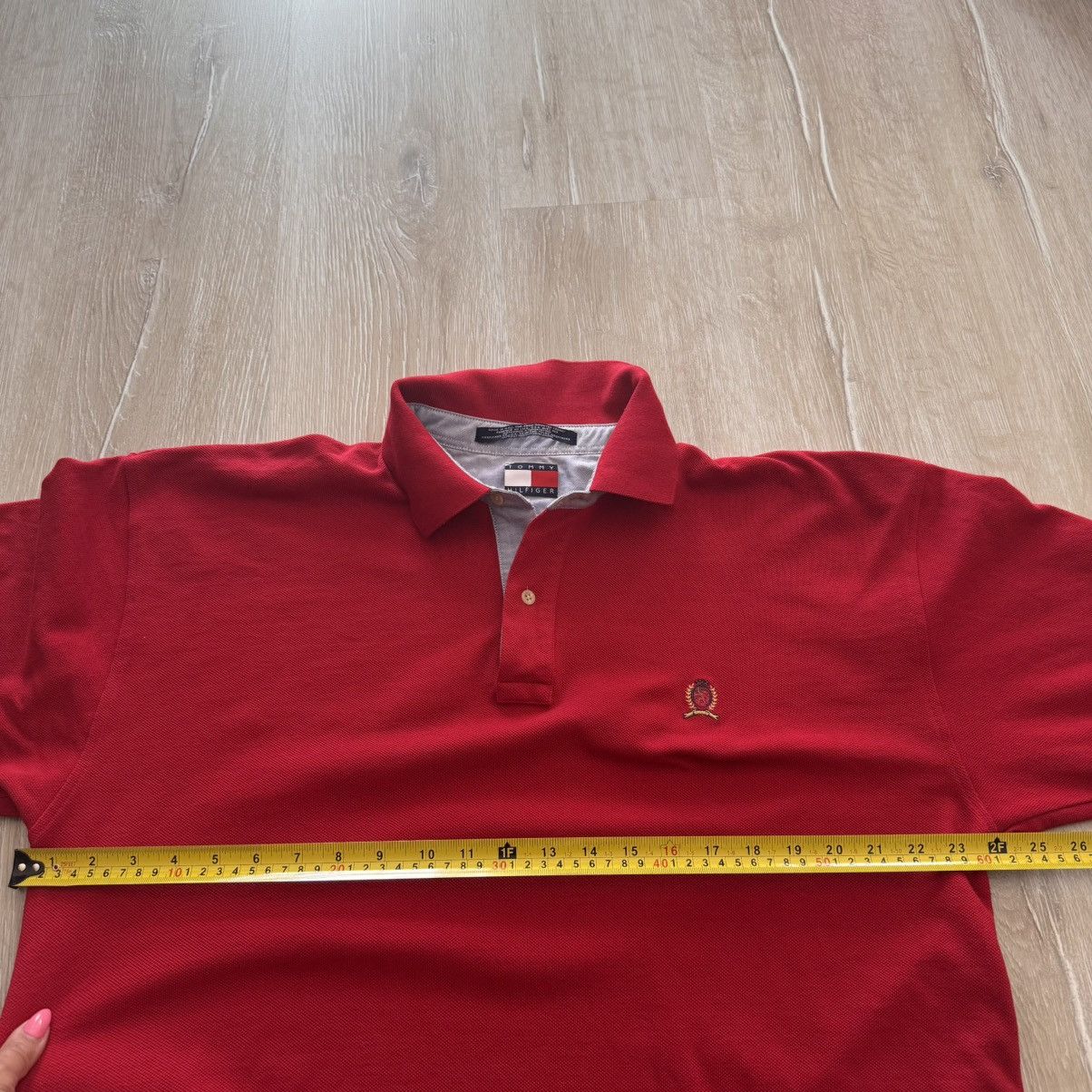 Tommy Hilfiger Vintage Tommy Hilfiger Polo Shirt Big Logo Lion Chest Sz XL Size US XL / EU 56 / 4 - 6 Thumbnail