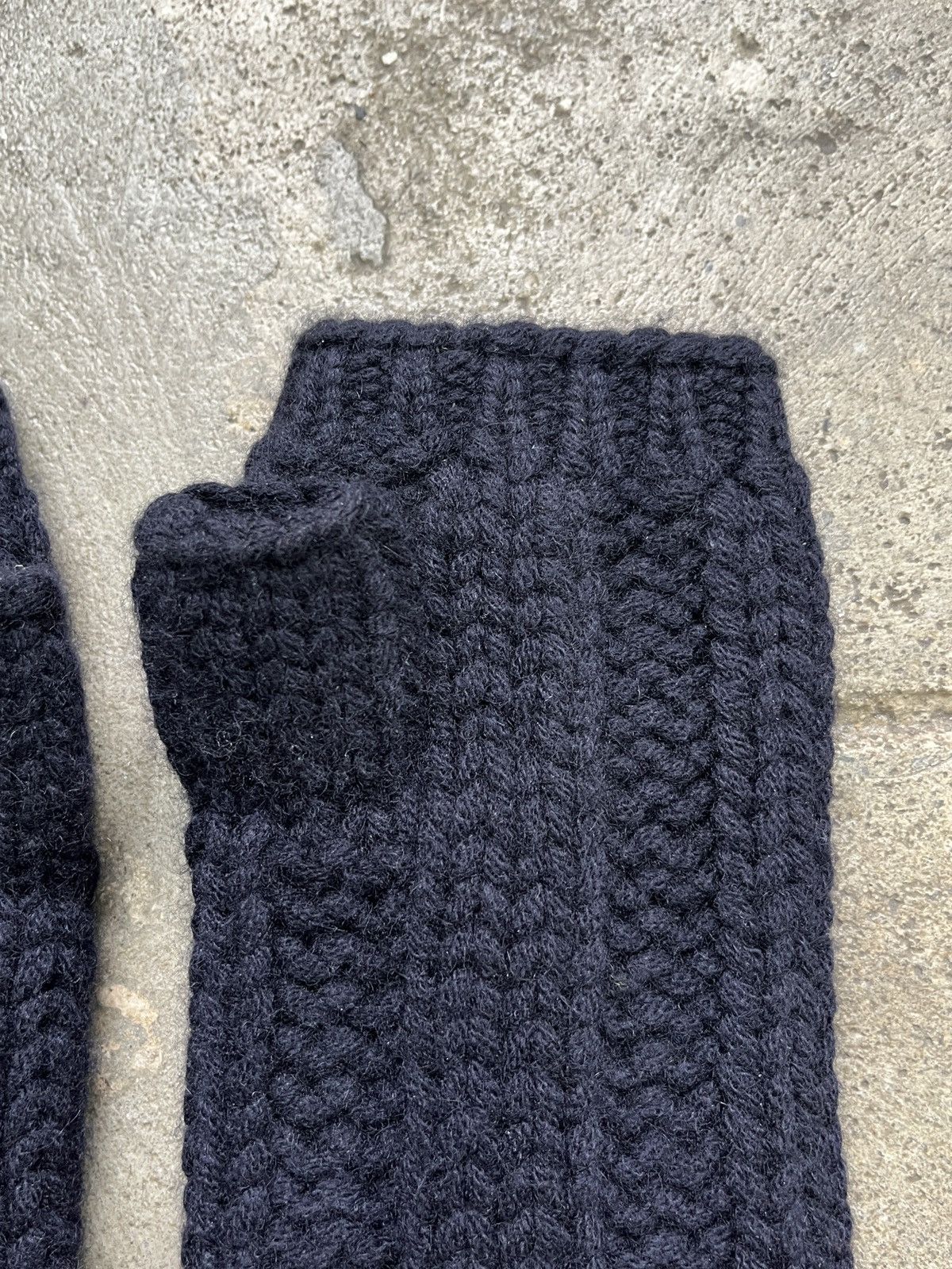 Other Deadstock Cashmere Fingerless Gloves (unisex) Size ONE SIZE - 5 Thumbnail