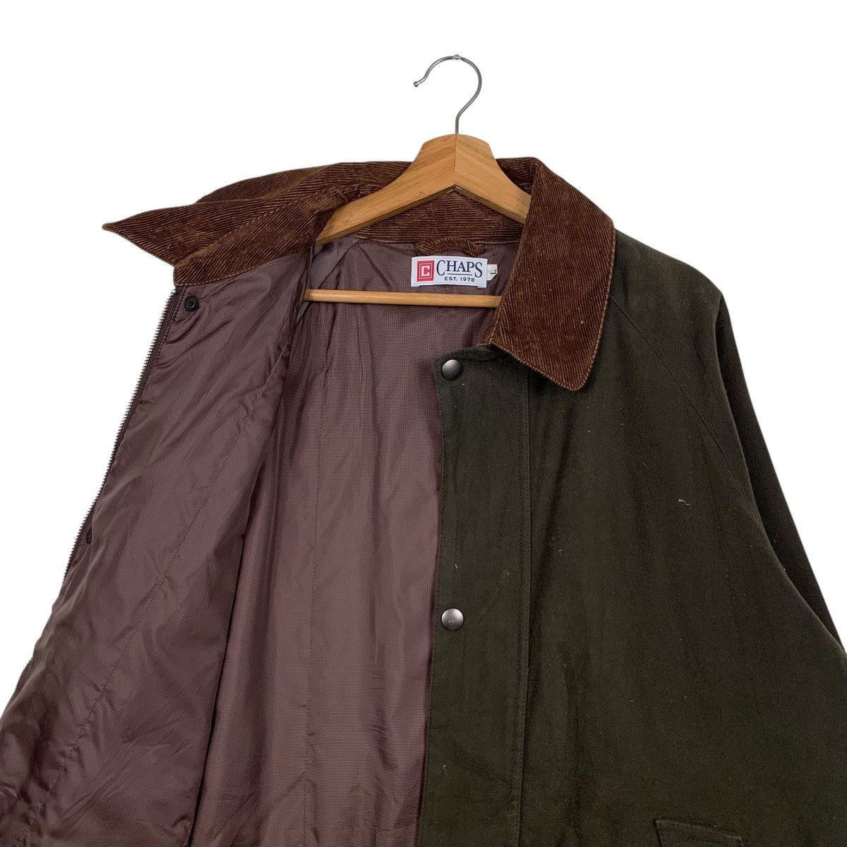 Chaps CHAPS Collared Casual Jacket Men's Work Jacket #1697-C75 Size US L / EU 52-54 / 3 - 10 Thumbnail