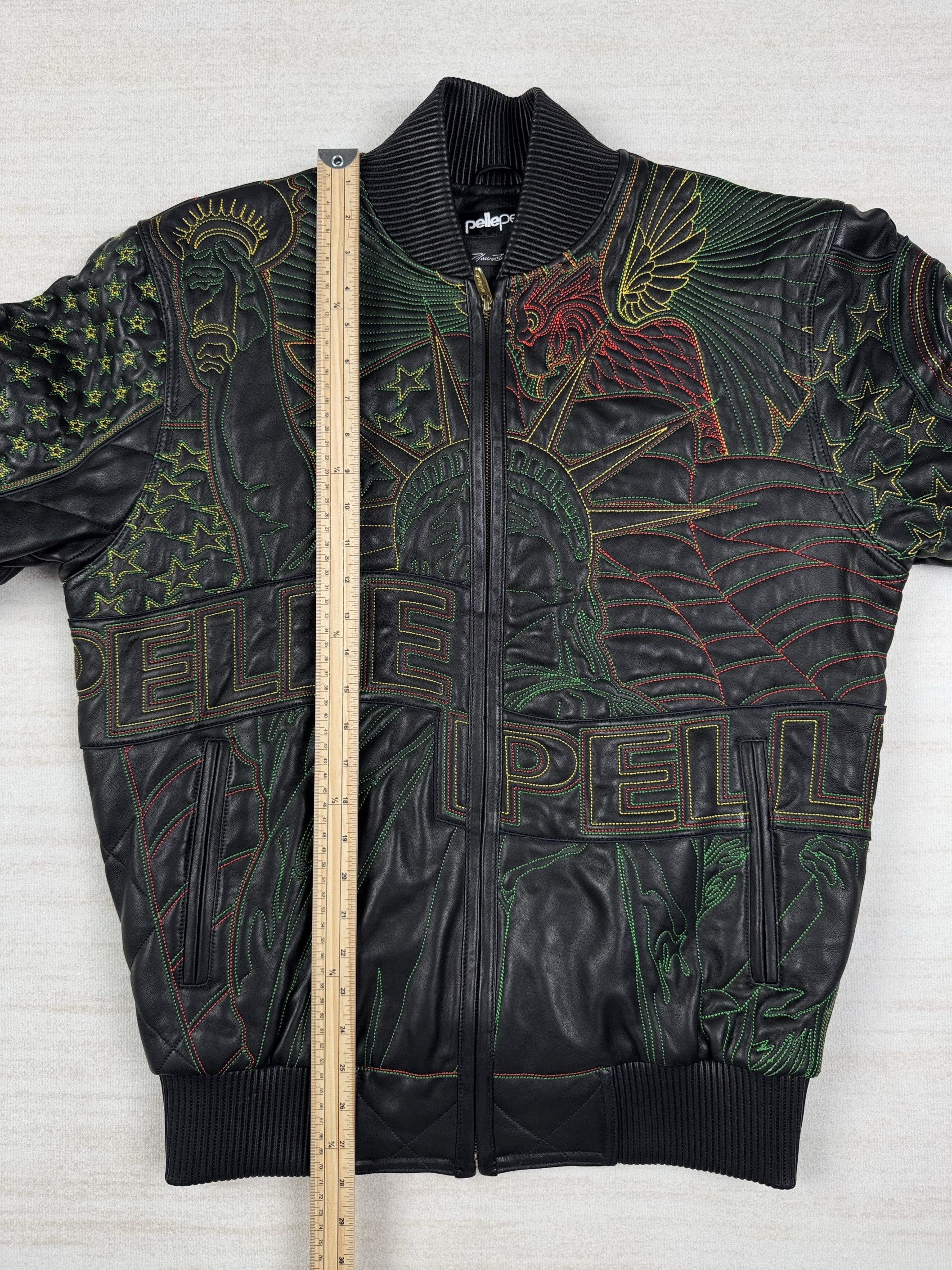 Pelle Pelle × Who Decides War WDW x PP MONUMENT GENUINE LEATHER JACKET Size US M / EU 48-50 / 2 - 21 Thumbnail