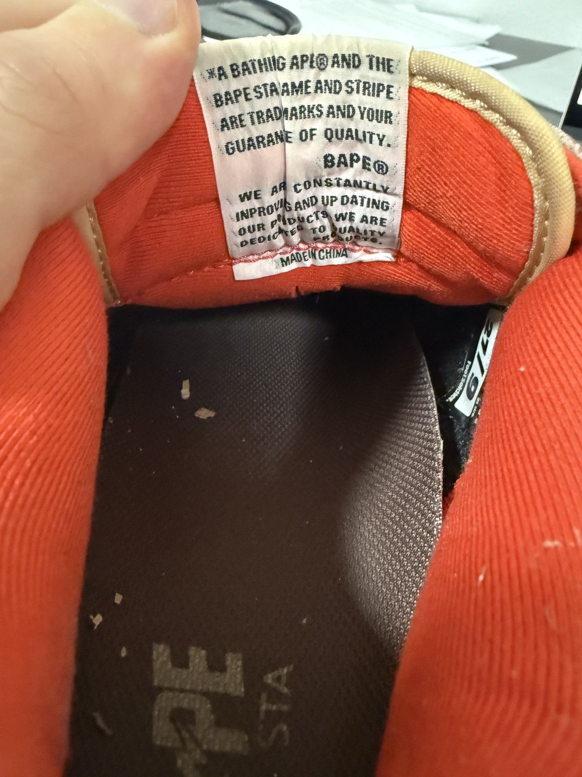 Bape Kanye Bapesta Size US 9 / EU 42 - 9 Thumbnail