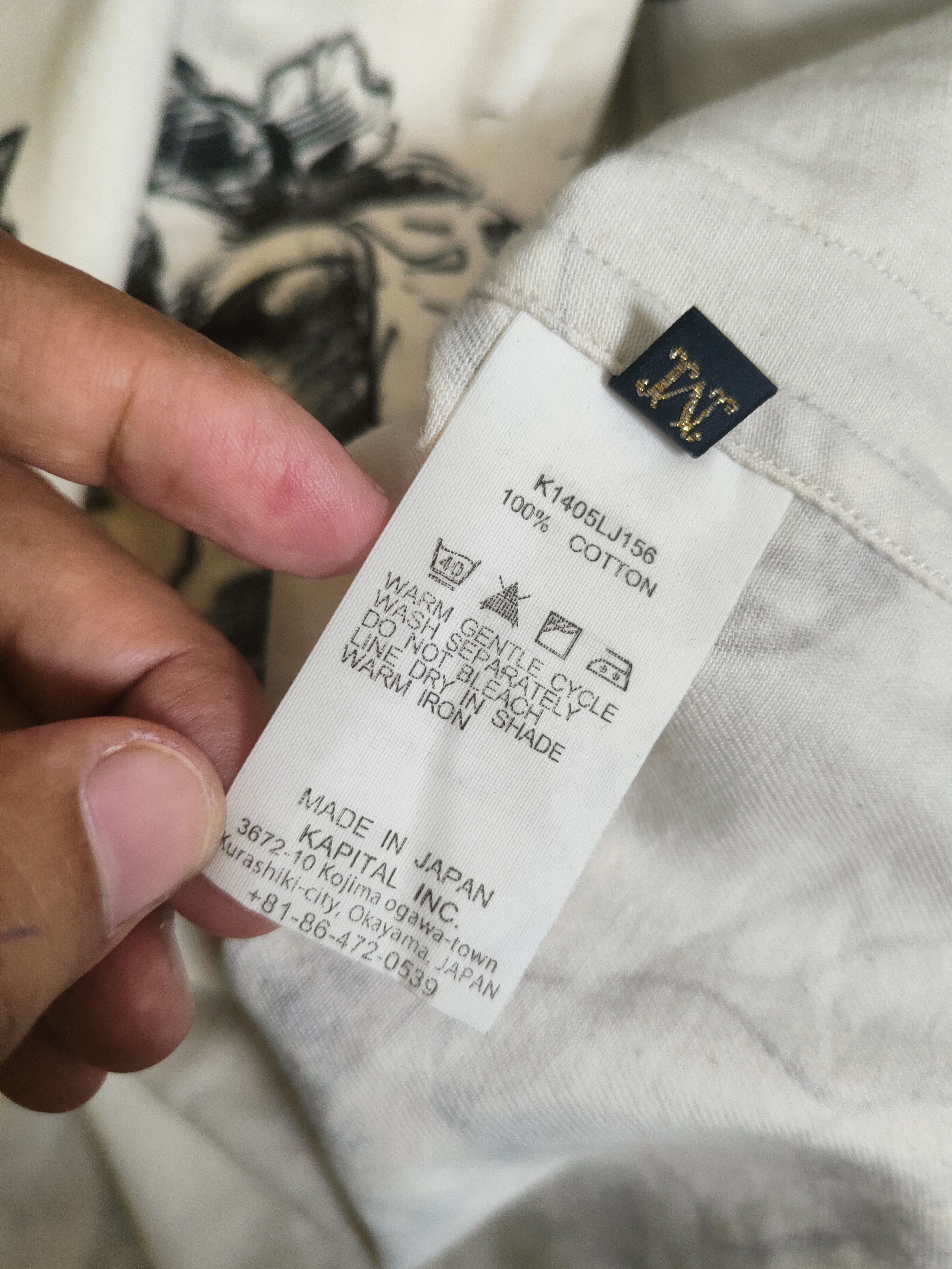 Kapital DL Kapital Beige Button Up Shirts #46-027T Size US M / EU 48-50 / 2 - 12 Thumbnail