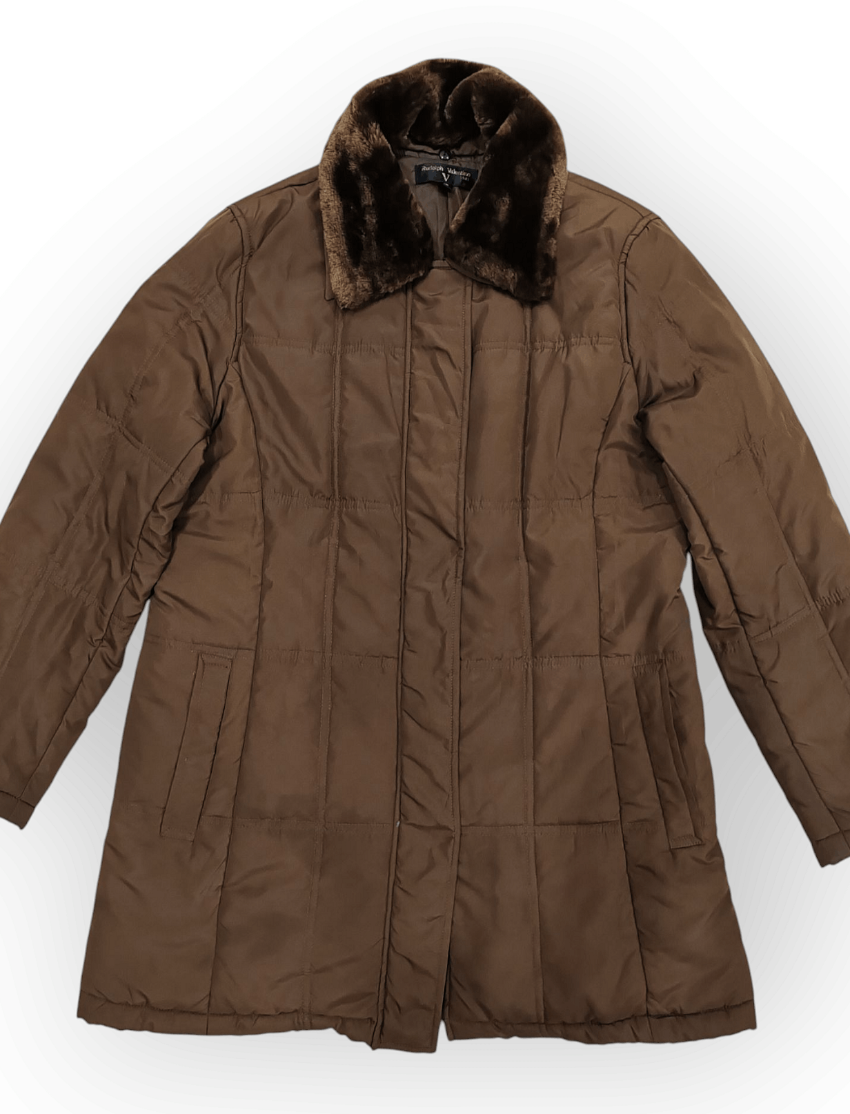Valentino RUDOLPH VALENTINO JACKET DOWN PUFFER VINTAGE BROWN FULL ZIP Size US S / EU 44-46 / 1 - 5 Thumbnail
